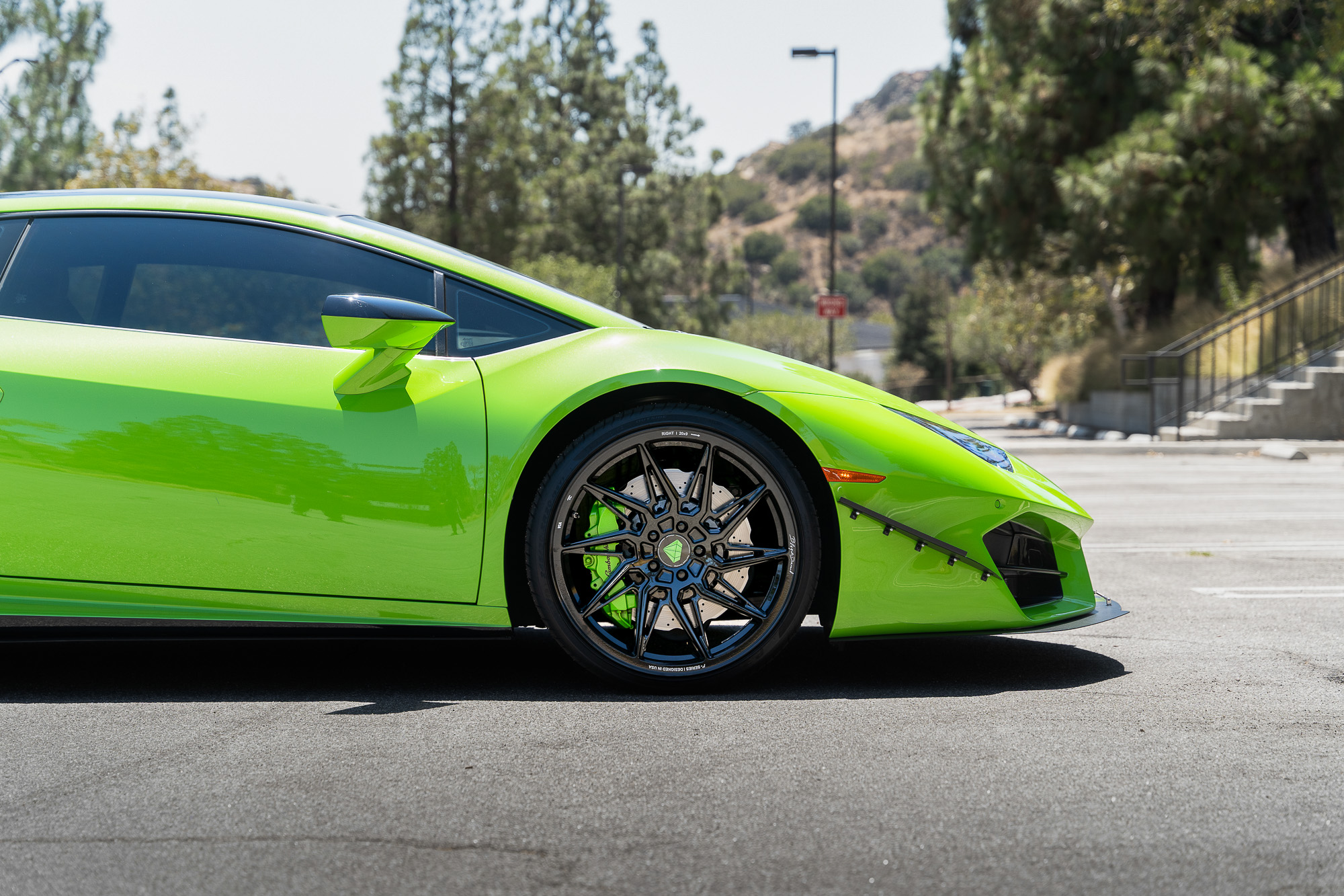 A 2020 Toyota Supra on Blaque Diamond BD-F20 Gloss Black Wheels
