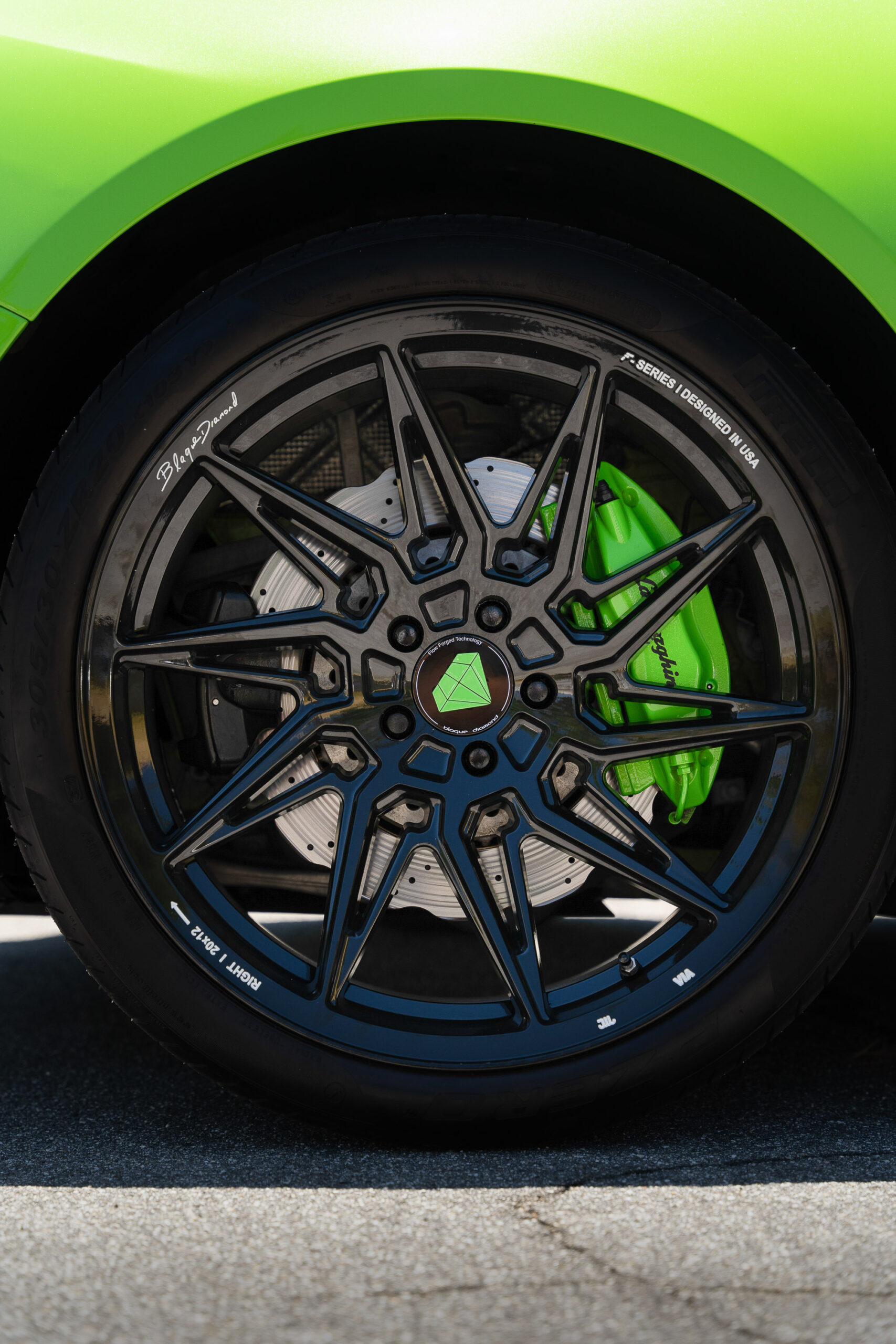 A 2020 Toyota Supra on Blaque Diamond BD-F20 Gloss Black Wheels