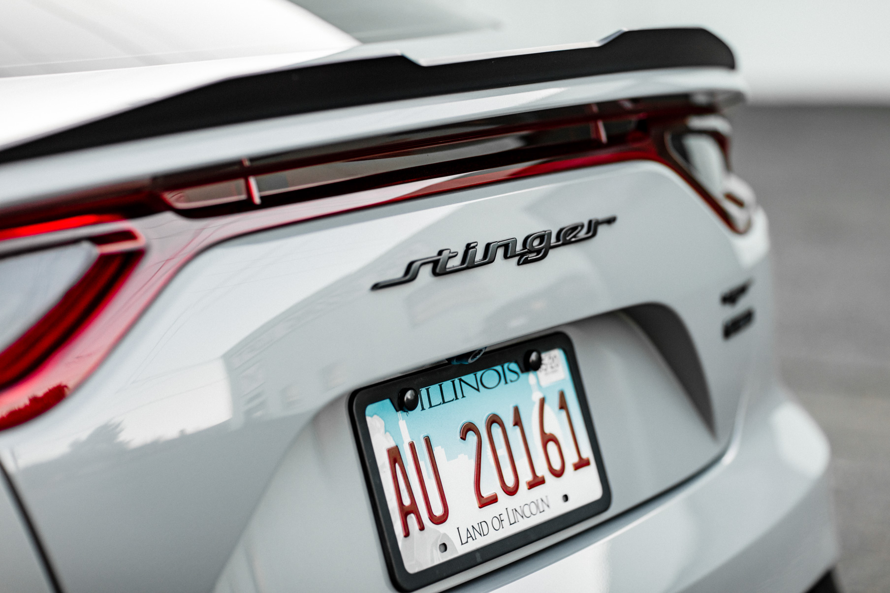 A 2018 Kia Stinger on 20 Inch Blaque Diamond BD-23 Gloss Black Wheels