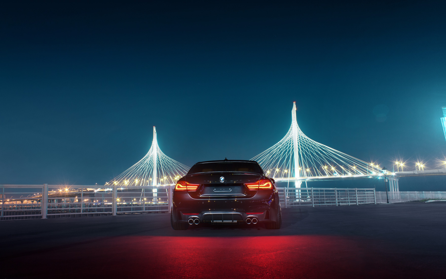 2015 BMW 4 Series Coupe on 20 Inch Blaque Diamond BD-23 Bronze Wheels