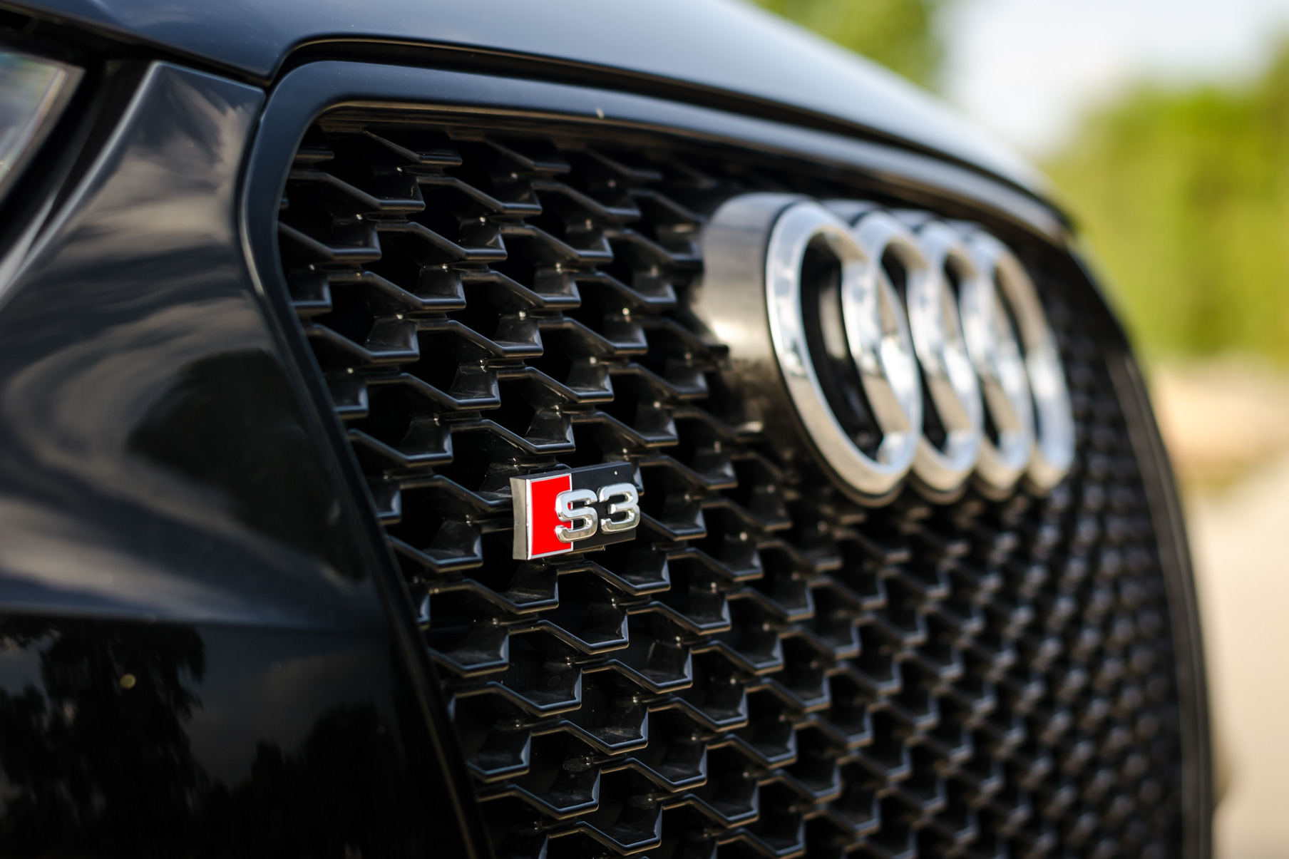 A 2015 Audi S3 on 20 Inch Blaque Diamond BD-23 Silver with SS Lip Wheels