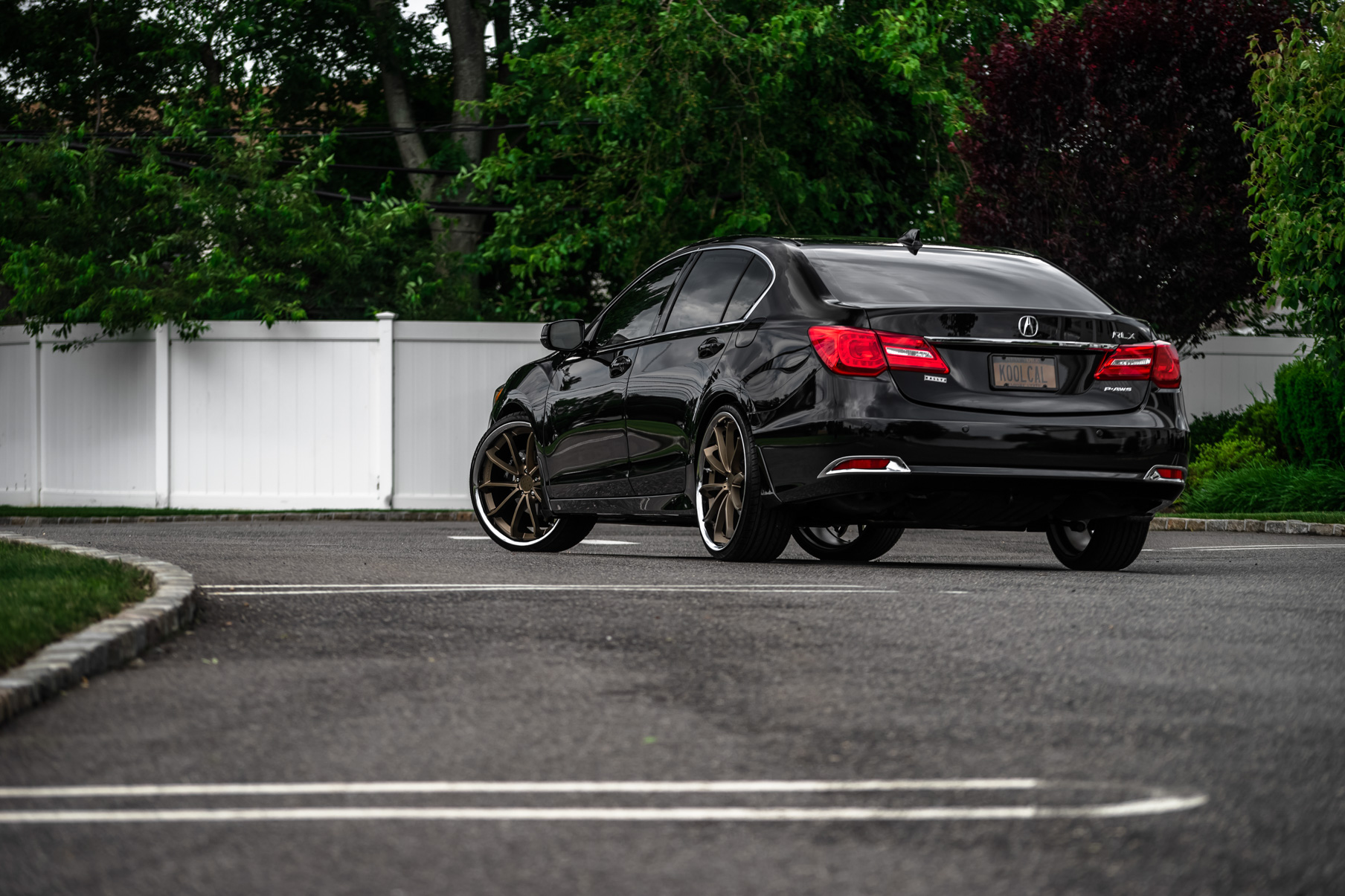 A 2017 Acura RLX on Blaque Diamond BD-23 Antique Matte Bronze Wheels