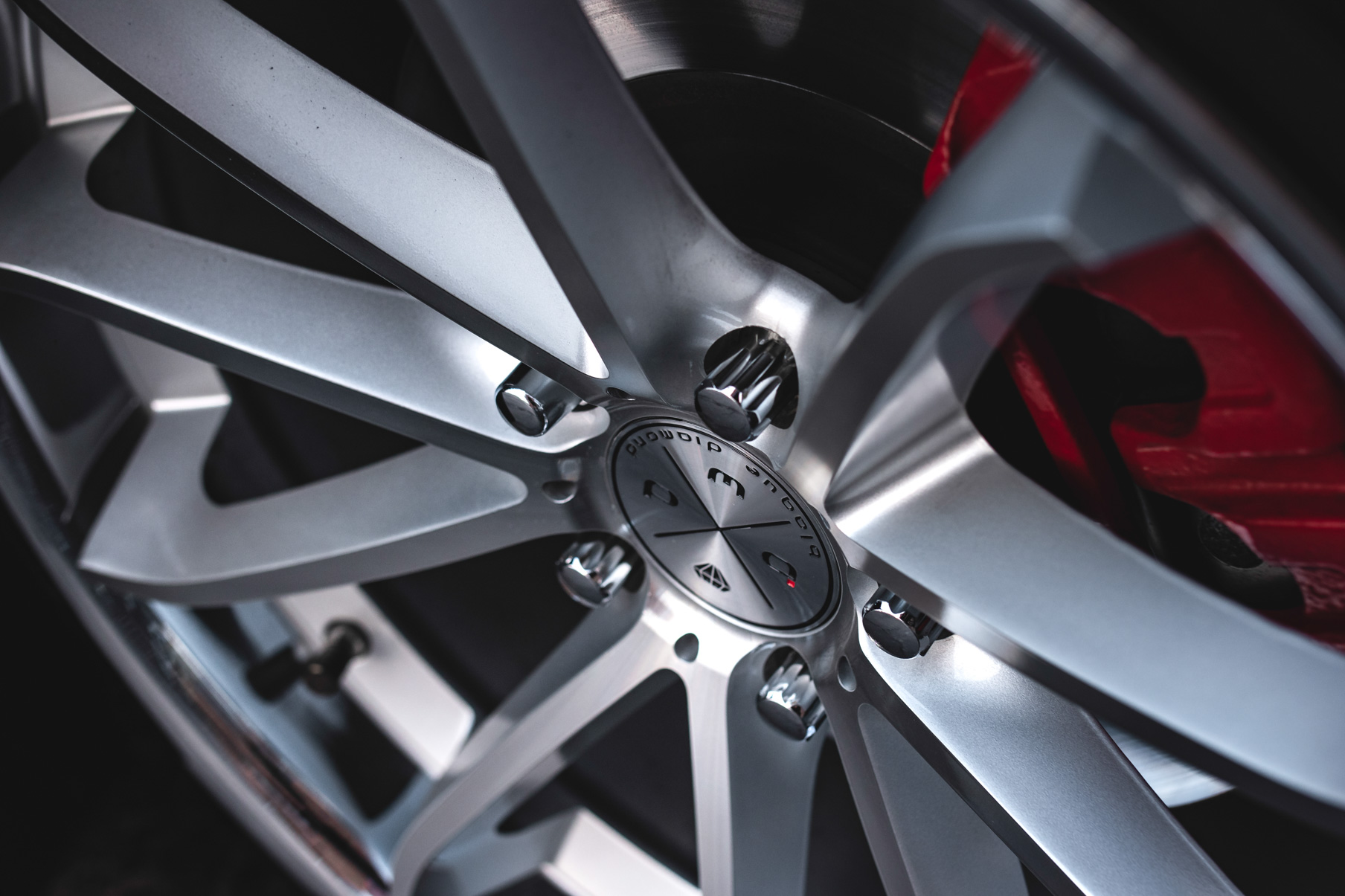 A 2012 Acura TL on Blaque Diamond BD-23 Machined Silver with Chrome Lip Wheels