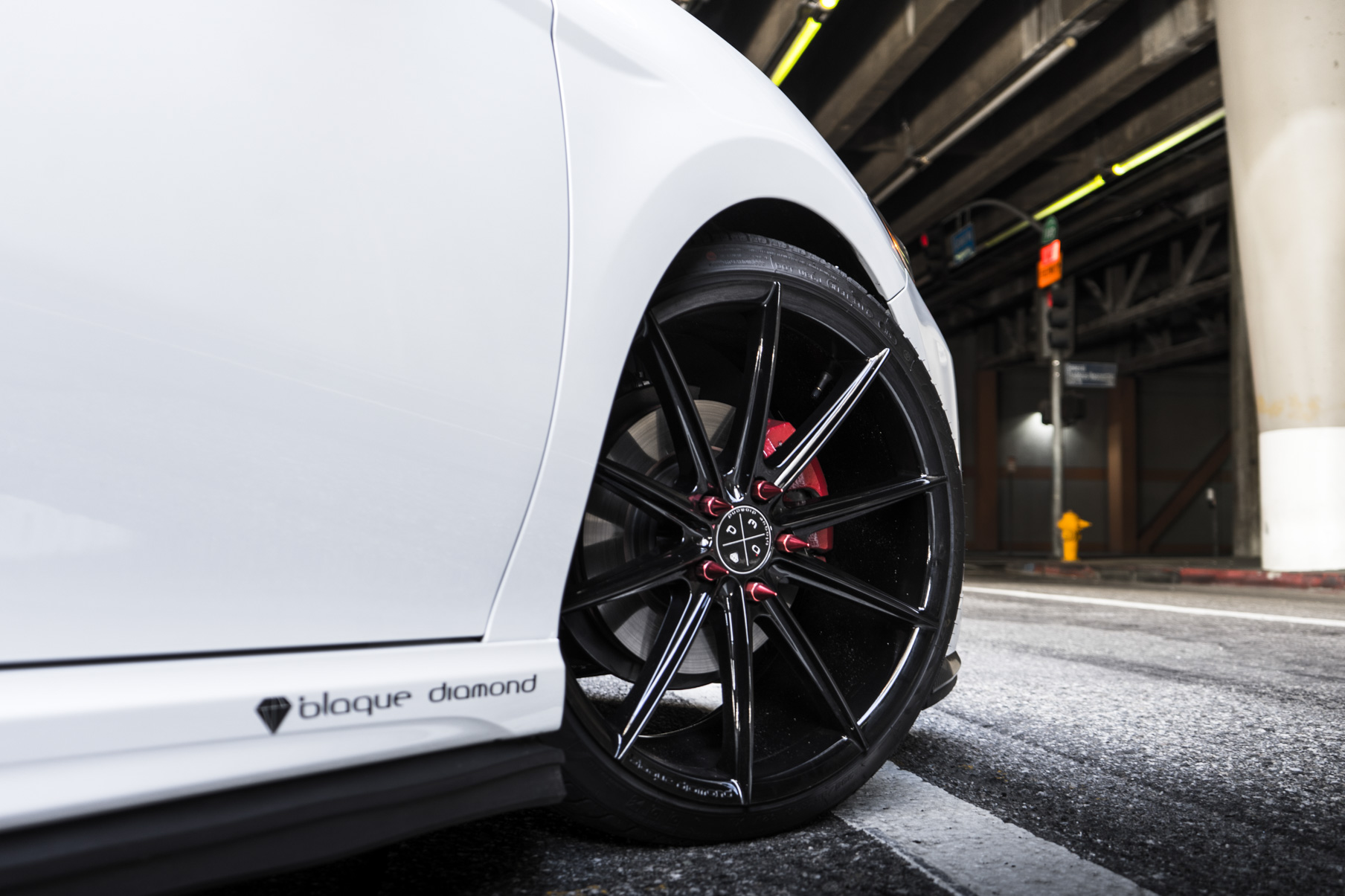 A 2018 Toyota Camry XSE on Blaque Diamond BD-11 Gloss Black Wheels