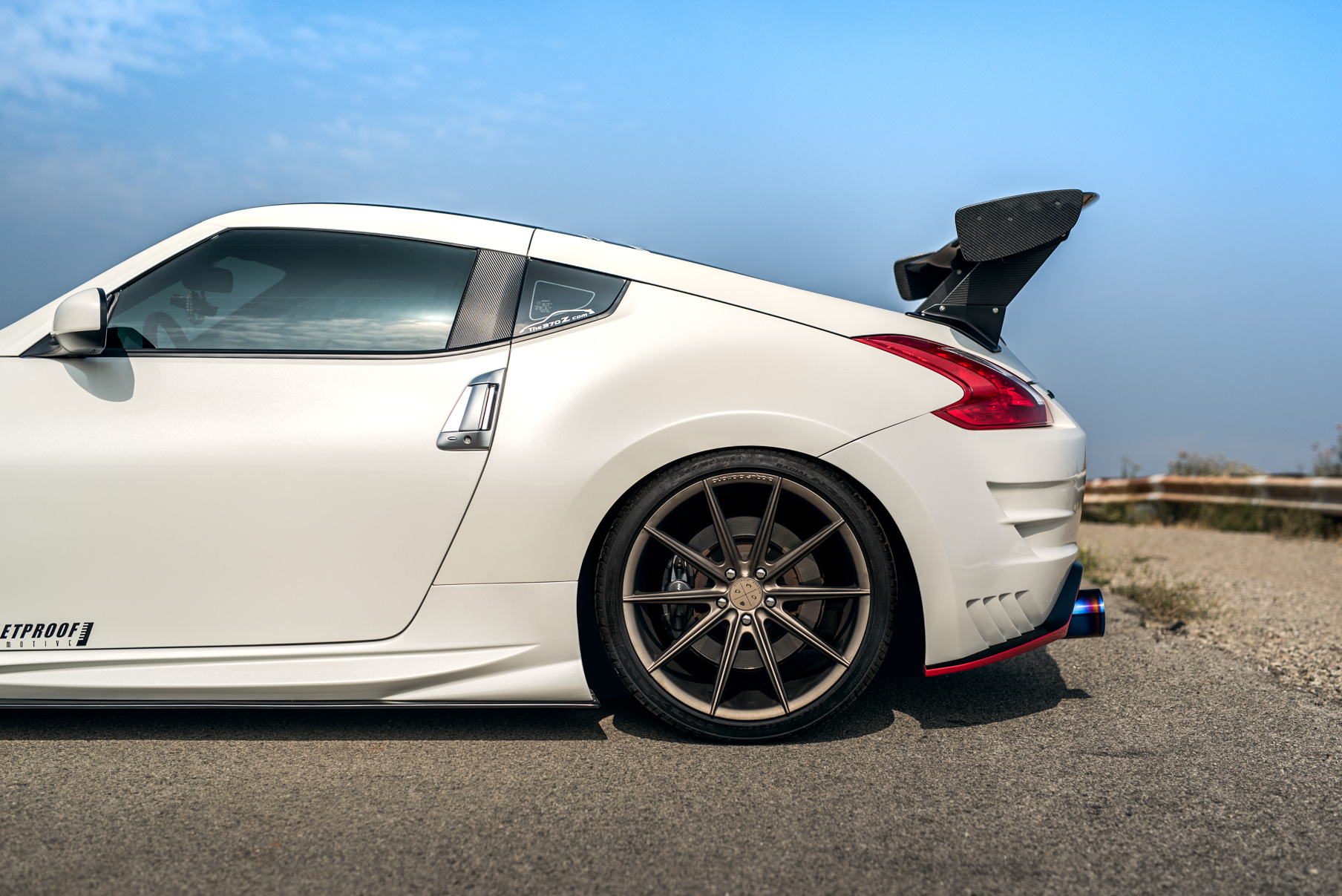 2011 Nissan 370Z Nismo on Blaque Diamond BD-11 Matte Antique Bronze Wheels
