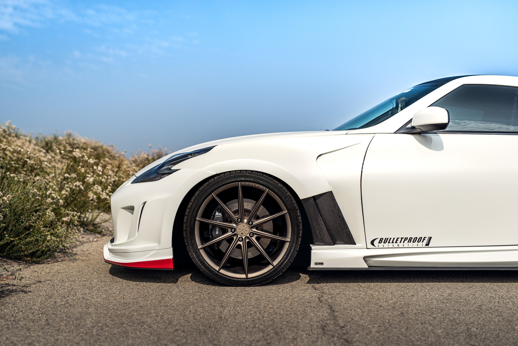2011 Nissan 370Z Nismo on Blaque Diamond BD-11 Matte Antique Bronze Wheels