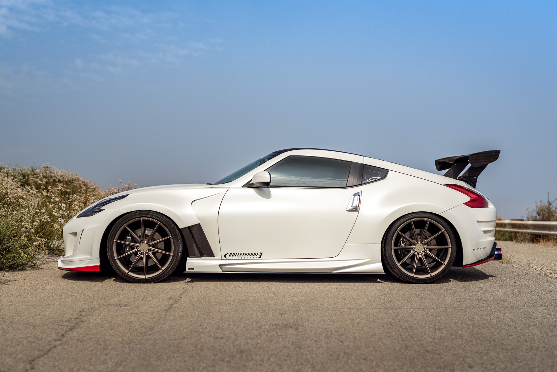 2011 Nissan 370Z Nismo on Blaque Diamond BD-11 Matte Antique Bronze Wheels