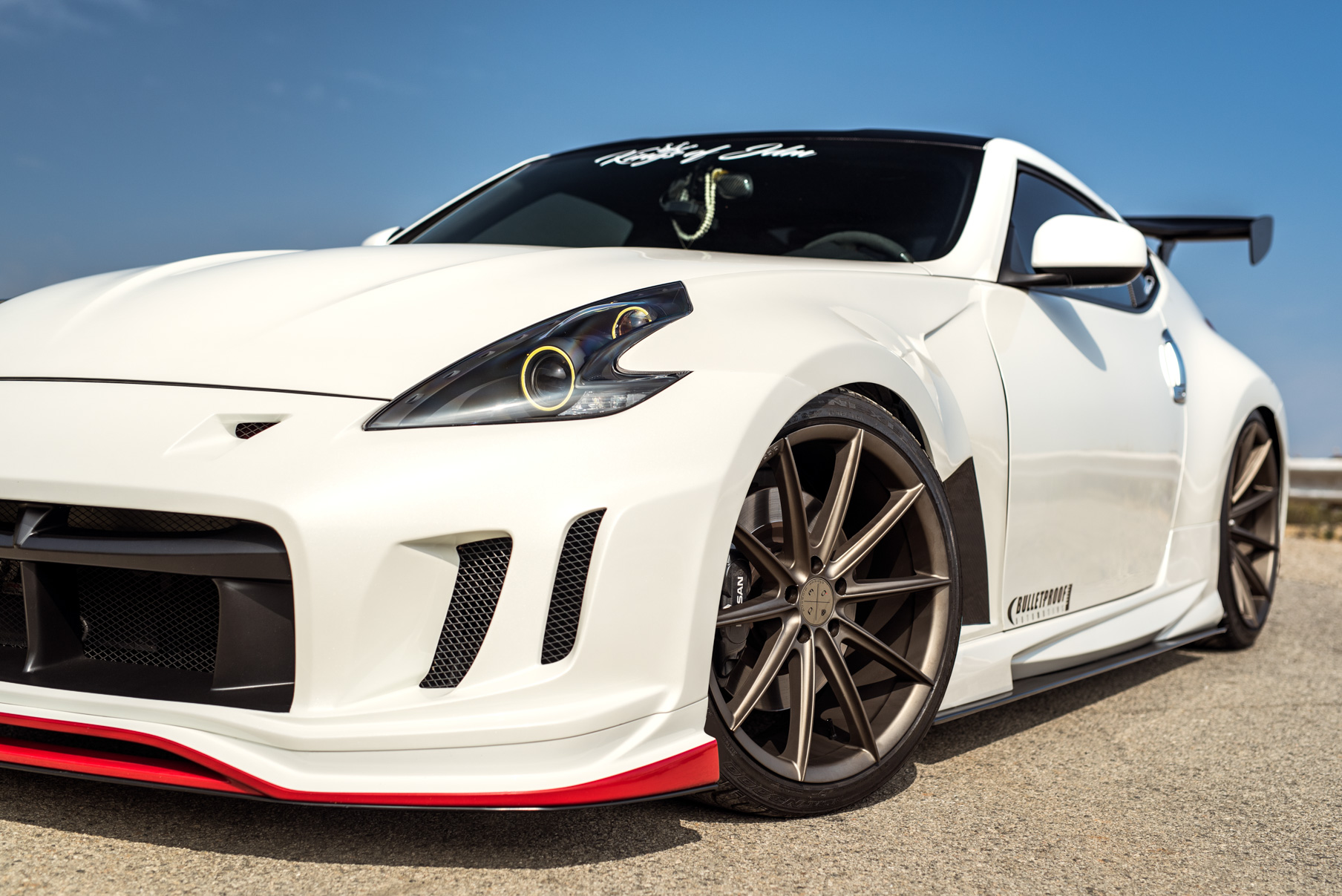 2011 Nissan 370Z Nismo on Blaque Diamond BD-11 Matte Antique Bronze Wheels
