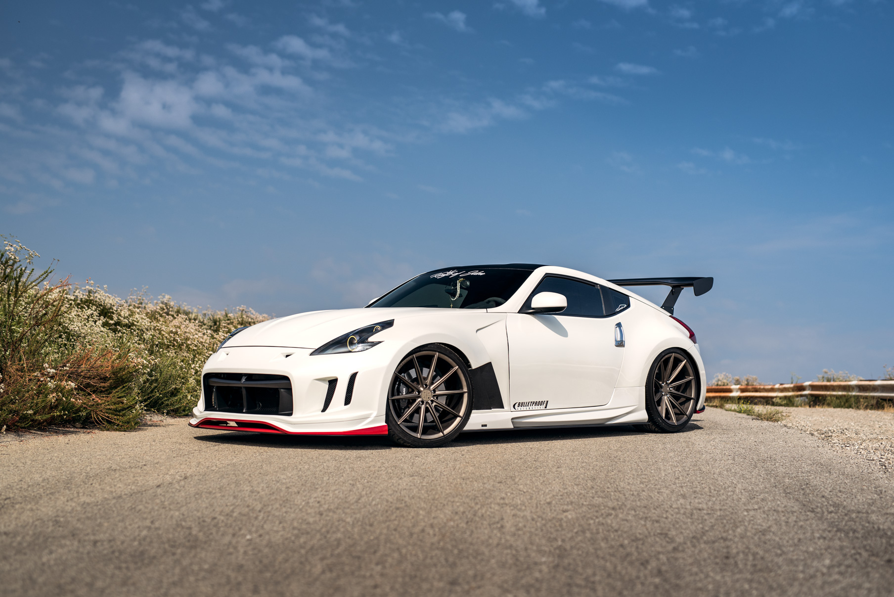 2011 Nissan 370Z Nismo on Blaque Diamond BD-11 Matte Antique Bronze Wheels