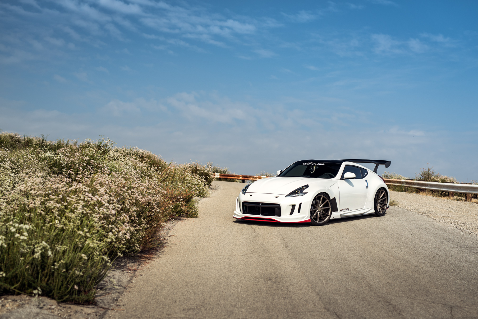 2011 Nissan 370Z Nismo on Blaque Diamond BD-11 Matte Antique Bronze Wheels