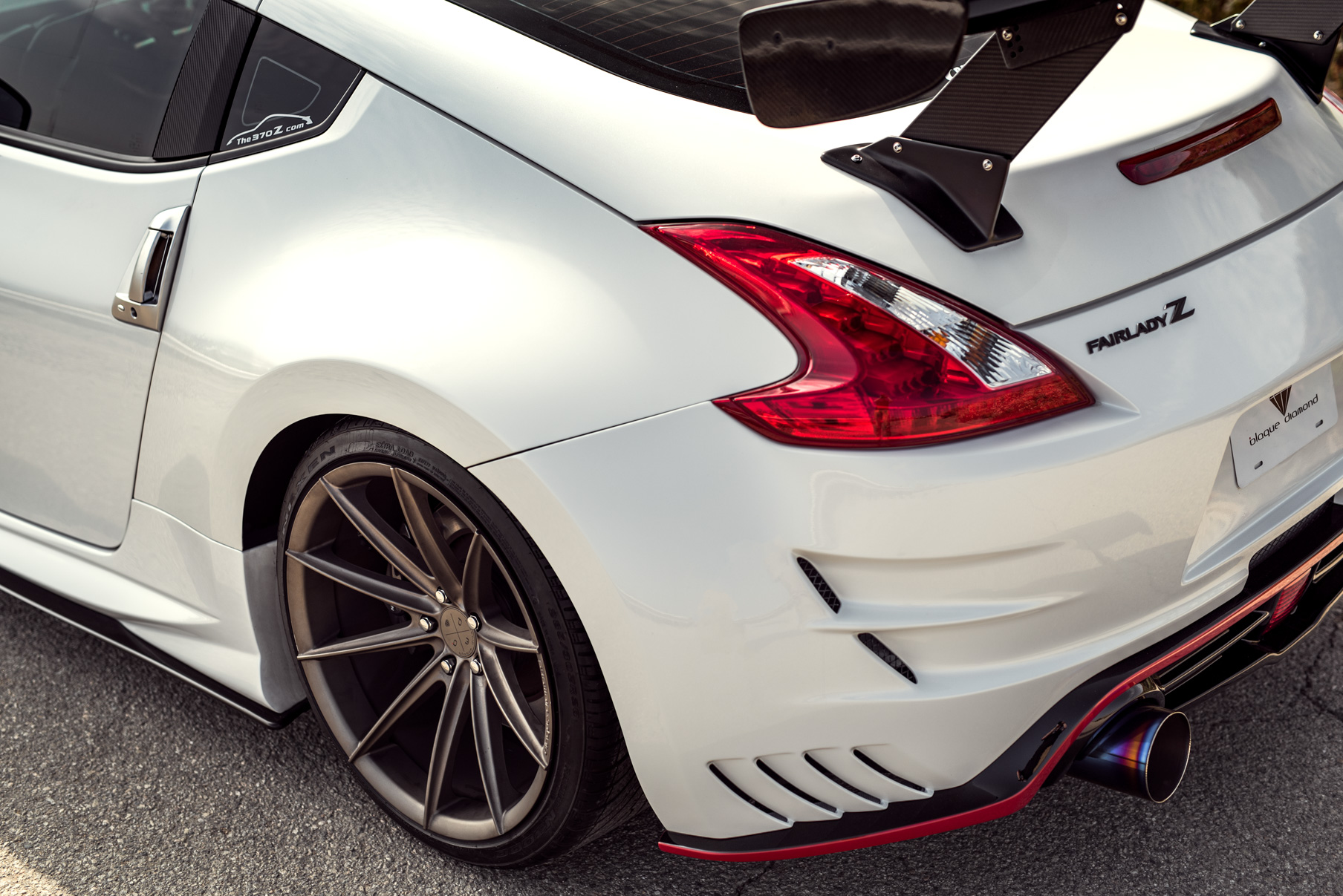 2011 Nissan 370Z Nismo on Blaque Diamond BD-11 Matte Antique Bronze Wheels