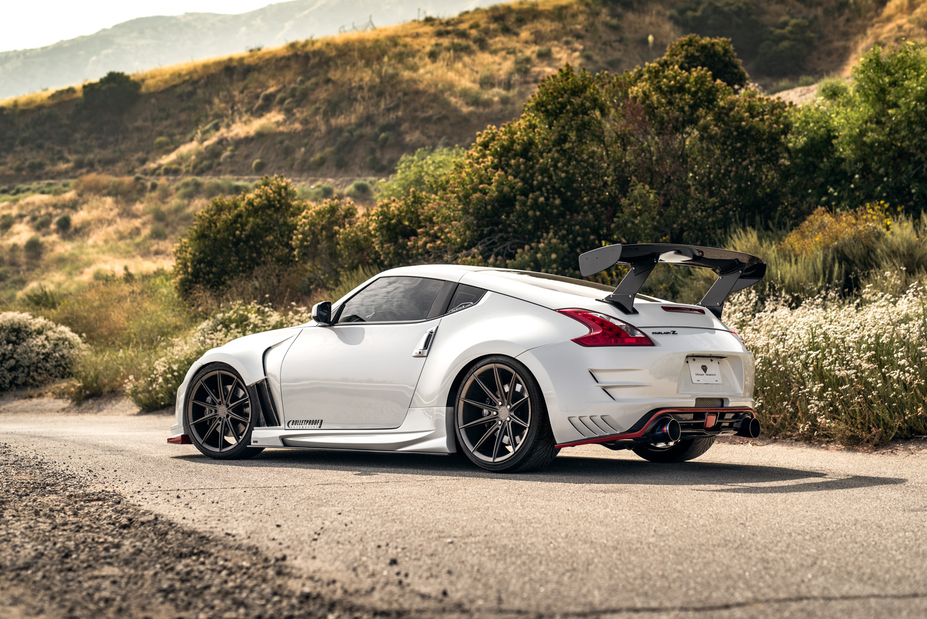 2011 Nissan 370Z Nismo on Blaque Diamond BD-11 Matte Antique Bronze Wheels
