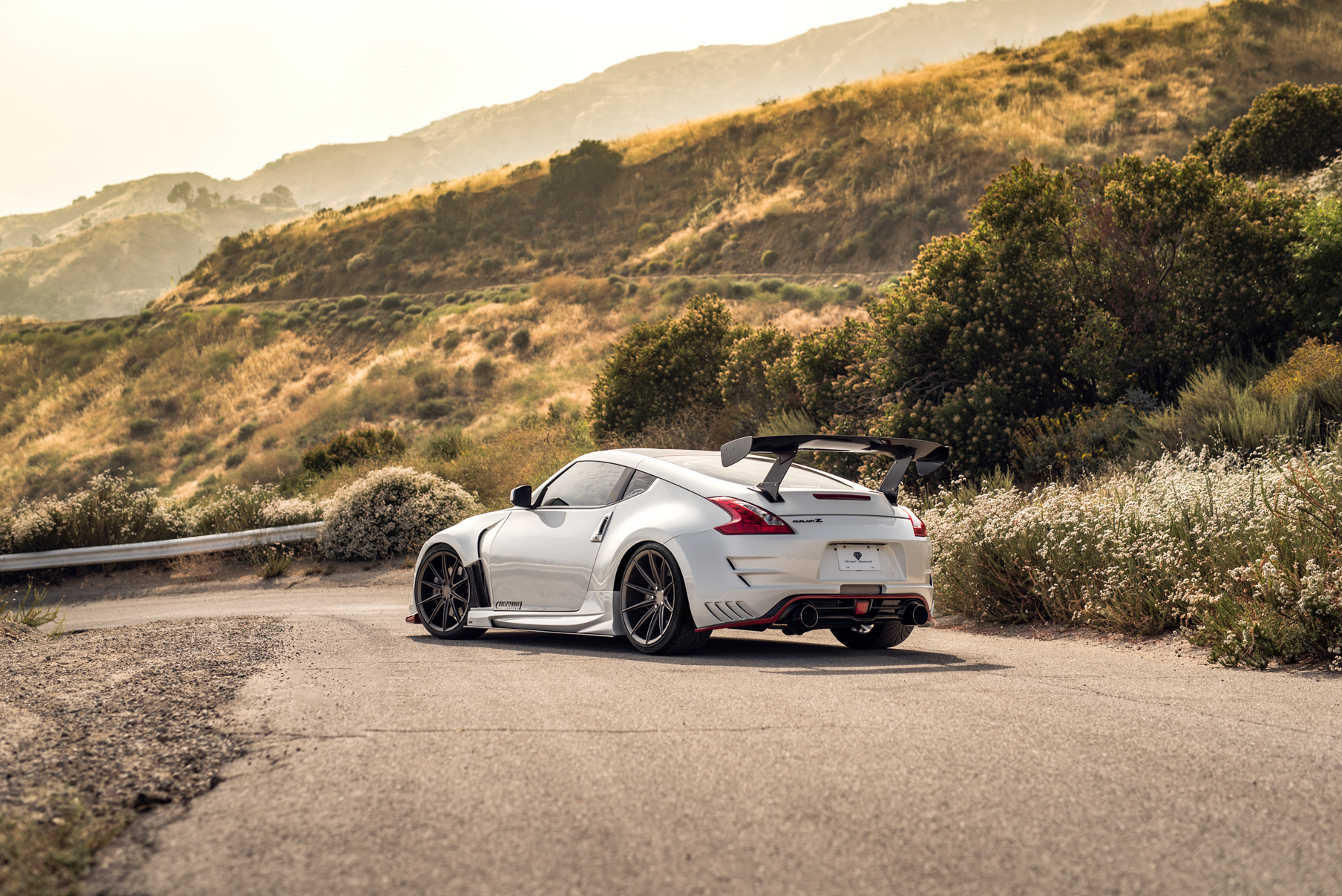 2011 Nissan 370Z Nismo on Blaque Diamond BD-11 Matte Antique Bronze Wheels