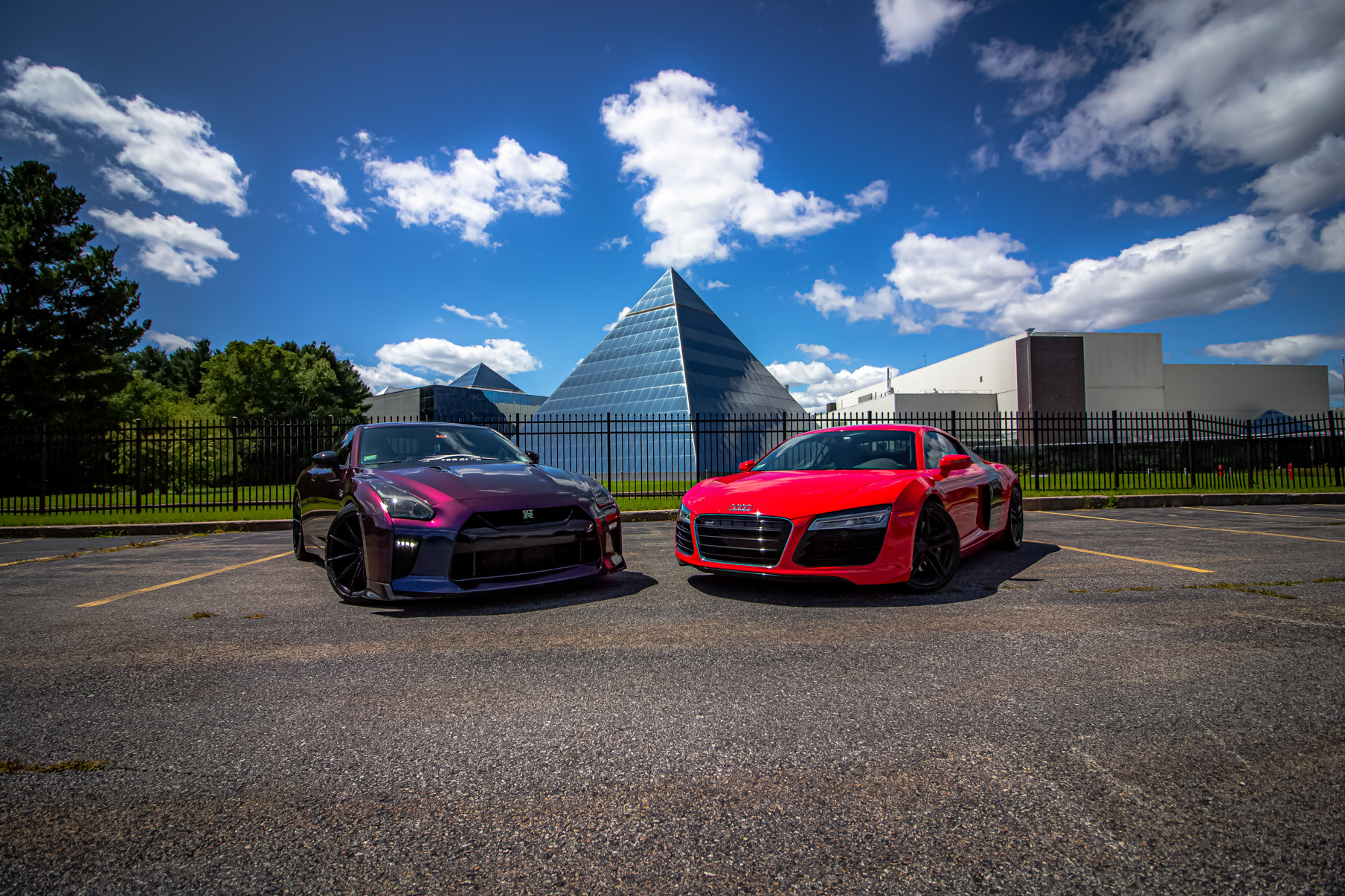 A 2016 Nissan GTR on 20 Inch Blaque Diamond BD-11 Gloss Black Wheels