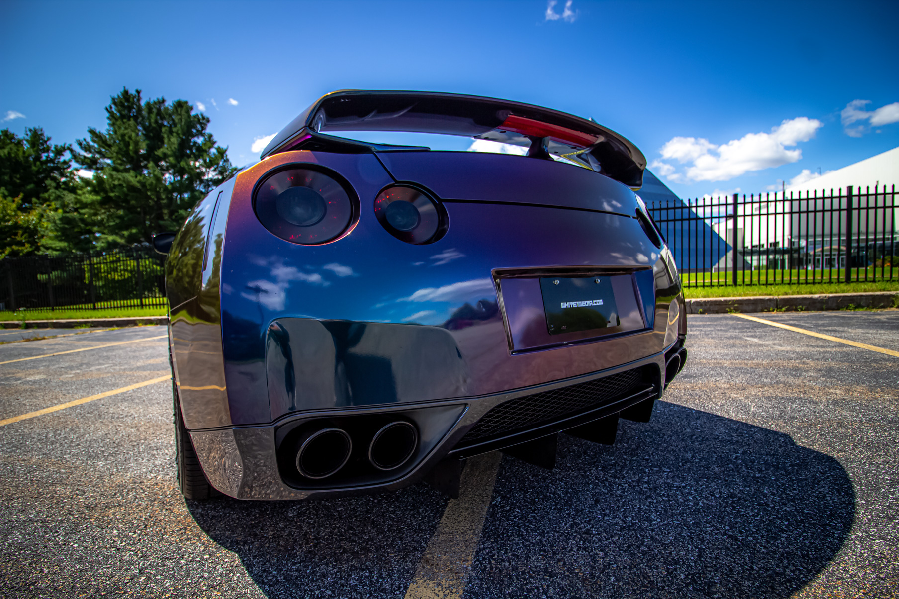 A 2016 Nissan GTR on 20 Inch Blaque Diamond BD-11 Gloss Black Wheels