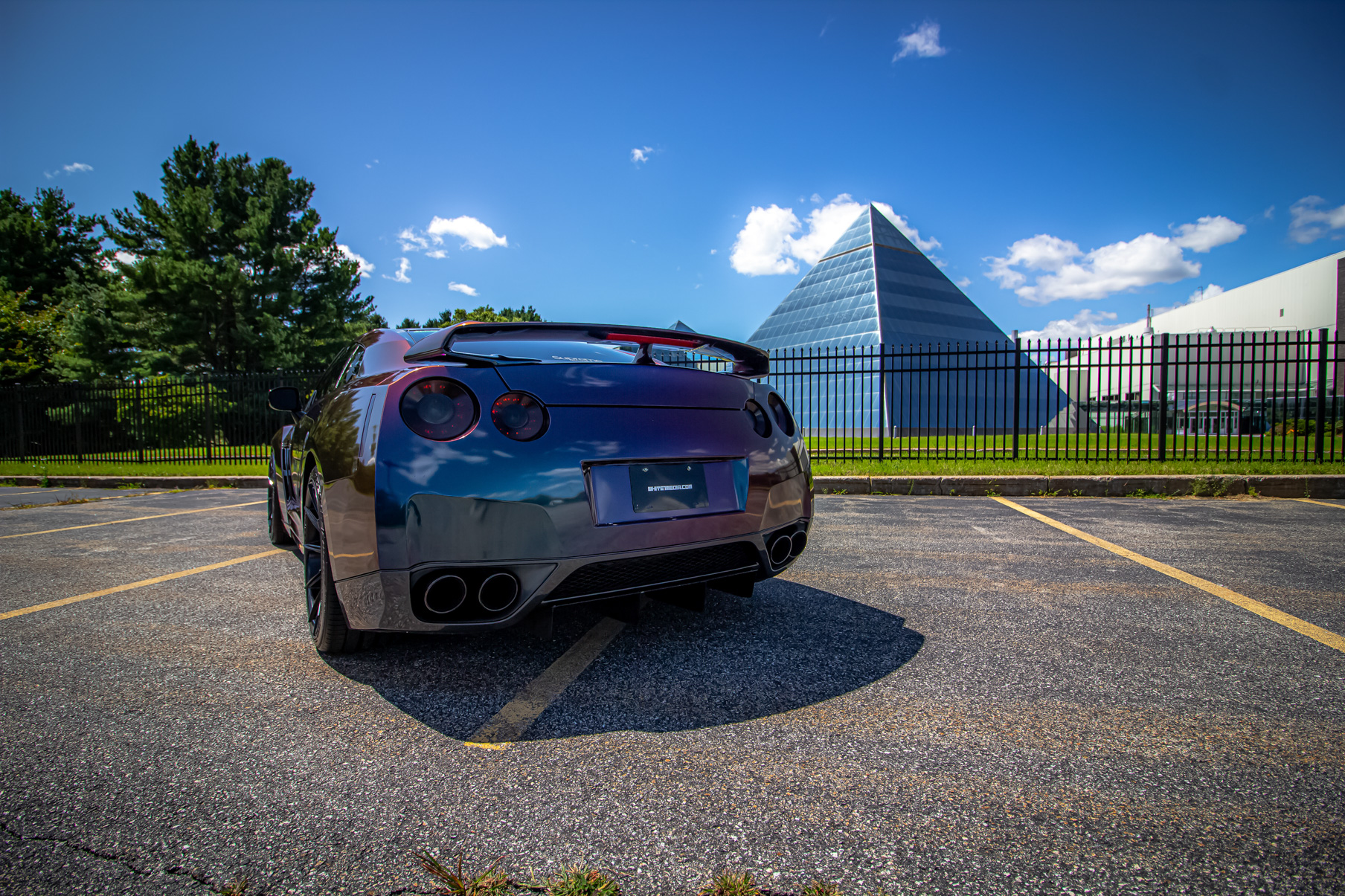 A 2016 Nissan GTR on 20 Inch Blaque Diamond BD-11 Gloss Black Wheels