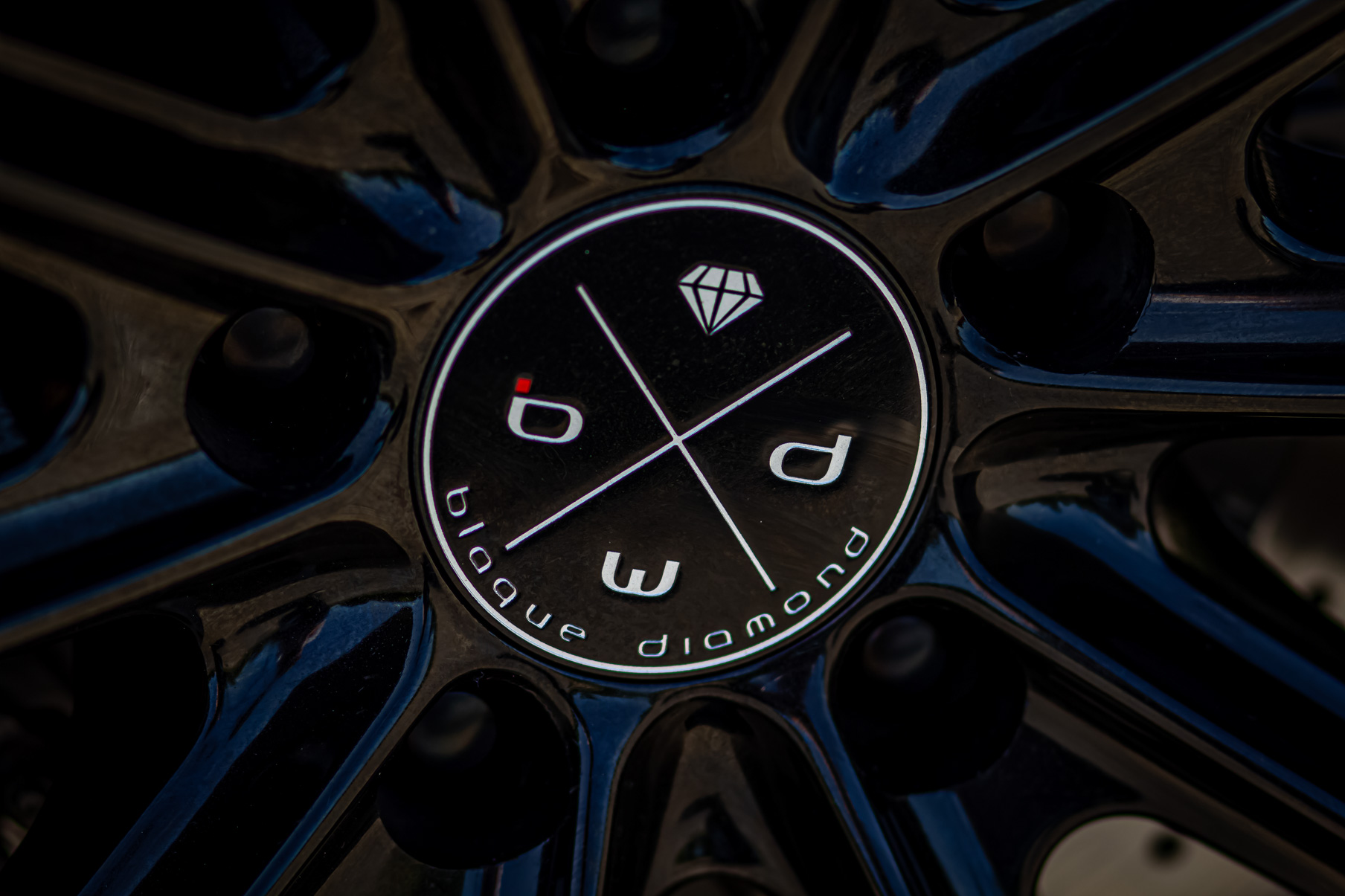 A 2016 Nissan GTR on 20 Inch Blaque Diamond BD-11 Gloss Black Wheels