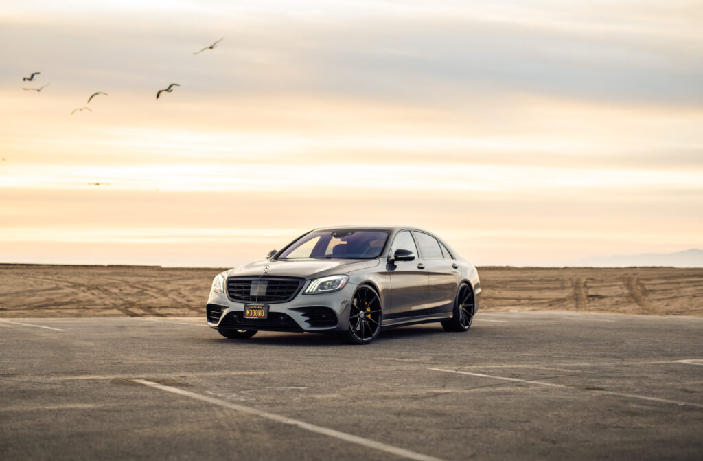 A 2016 Mercedes-Benz S Class on Blaque Diamond BD-11 Gloss Black Wheels