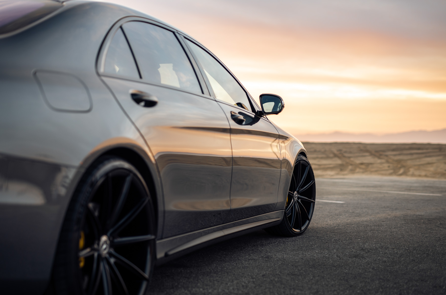A 2016 Mercedes-Benz S Class on Blaque Diamond BD-11 Gloss Black Wheels