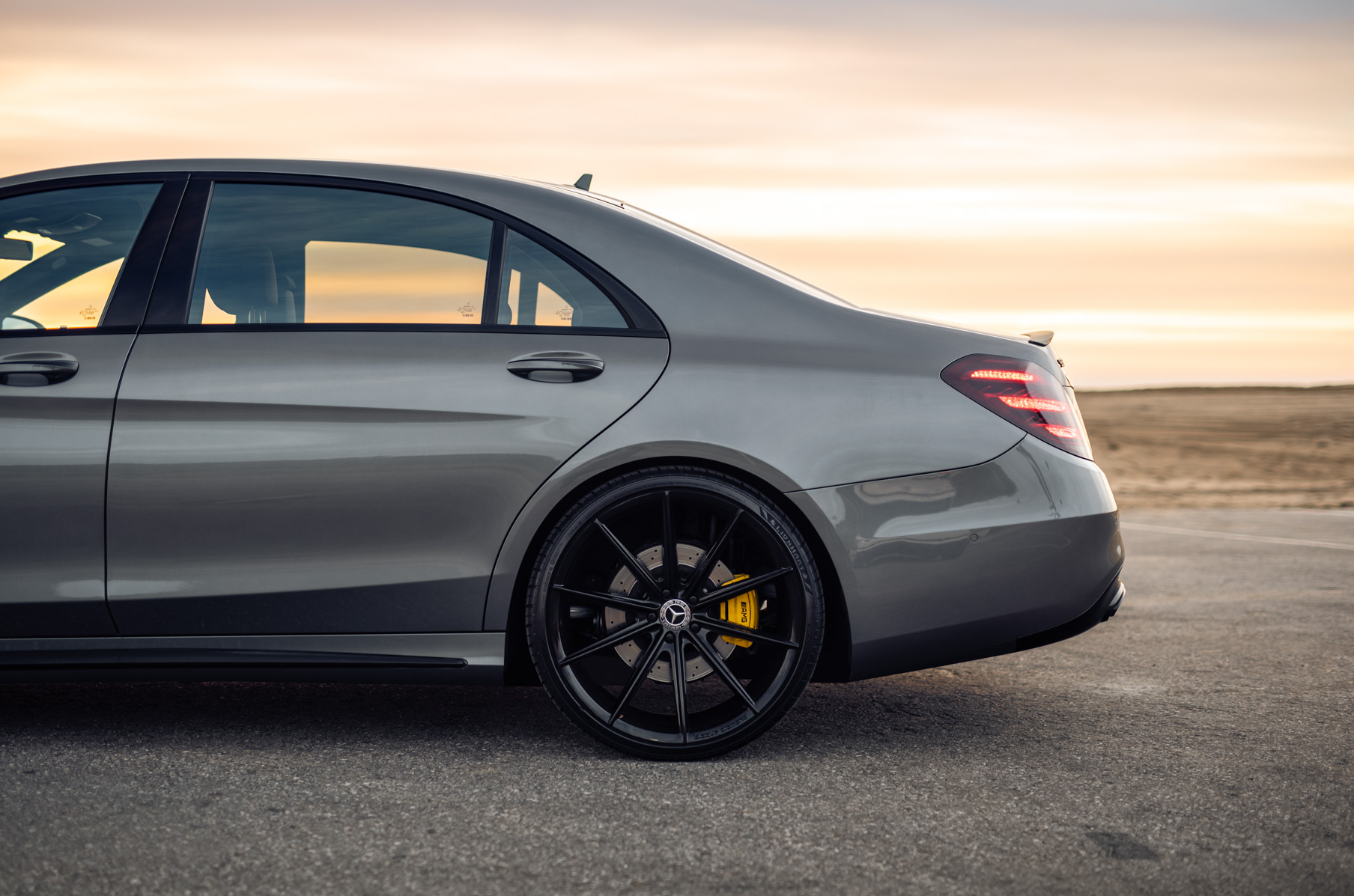 A 2016 Mercedes-Benz S Class on Blaque Diamond BD-11 Gloss Black Wheels