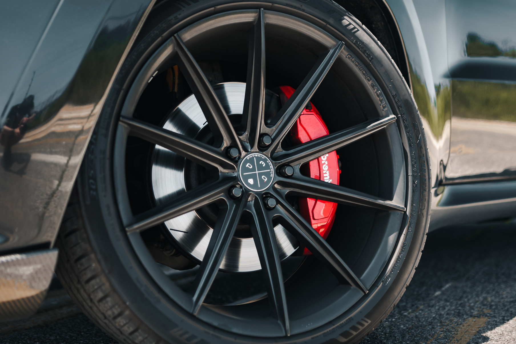 A 2016 Jeep SRT8 on 20 Inch Blaque Diamond BD-11 Gloss Black Wheels