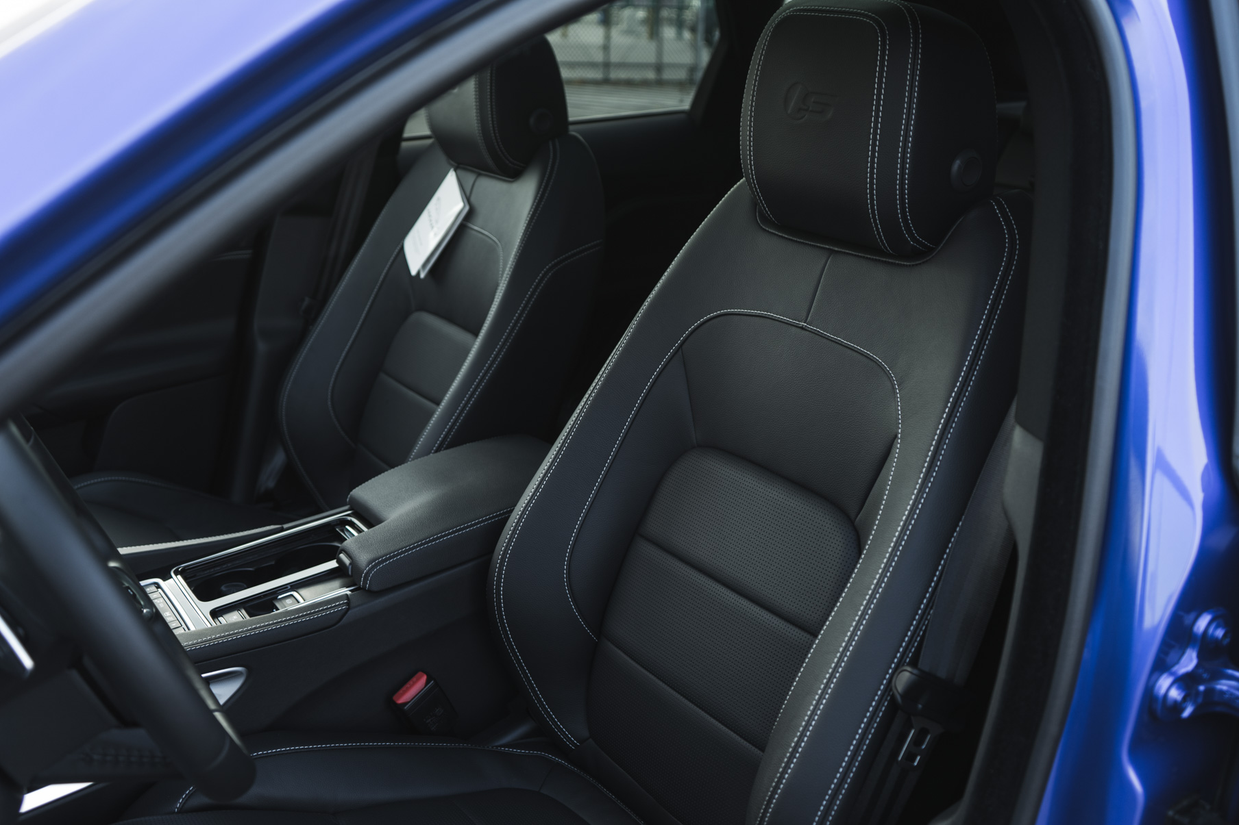 A 2018 Jaguar F on 22 Inch Blaque Diamond BD-11 Gloss Black Wheels