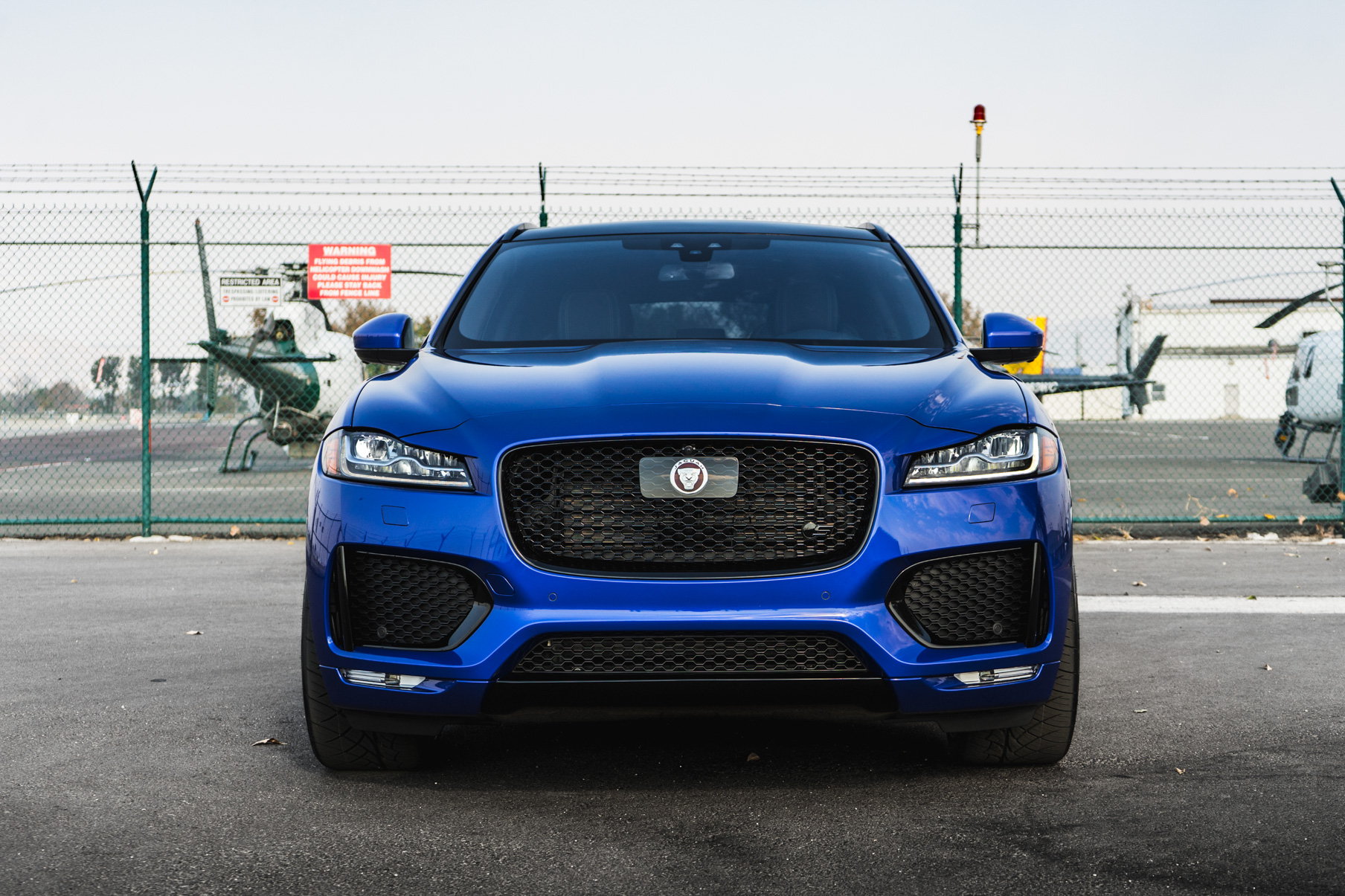 A 2018 Jaguar F on 22 Inch Blaque Diamond BD-11 Gloss Black Wheels