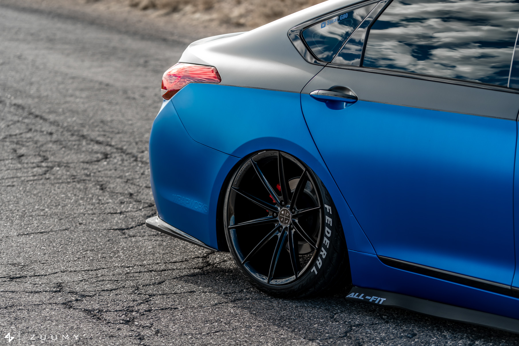 2015 Hyundai Genesis | BD11 Gloss Black Wheels