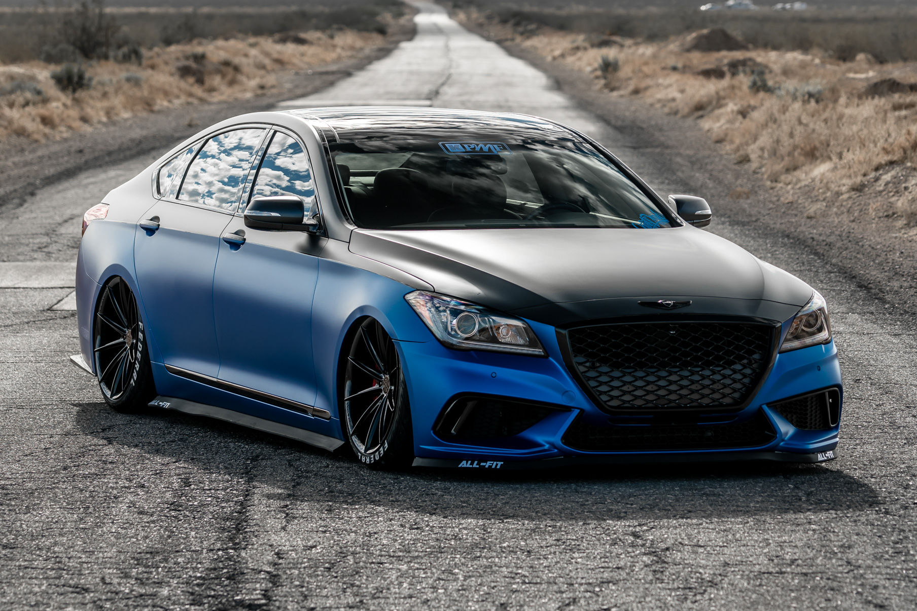 2015 Hyundai Genesis | BD11 Gloss Black Wheels