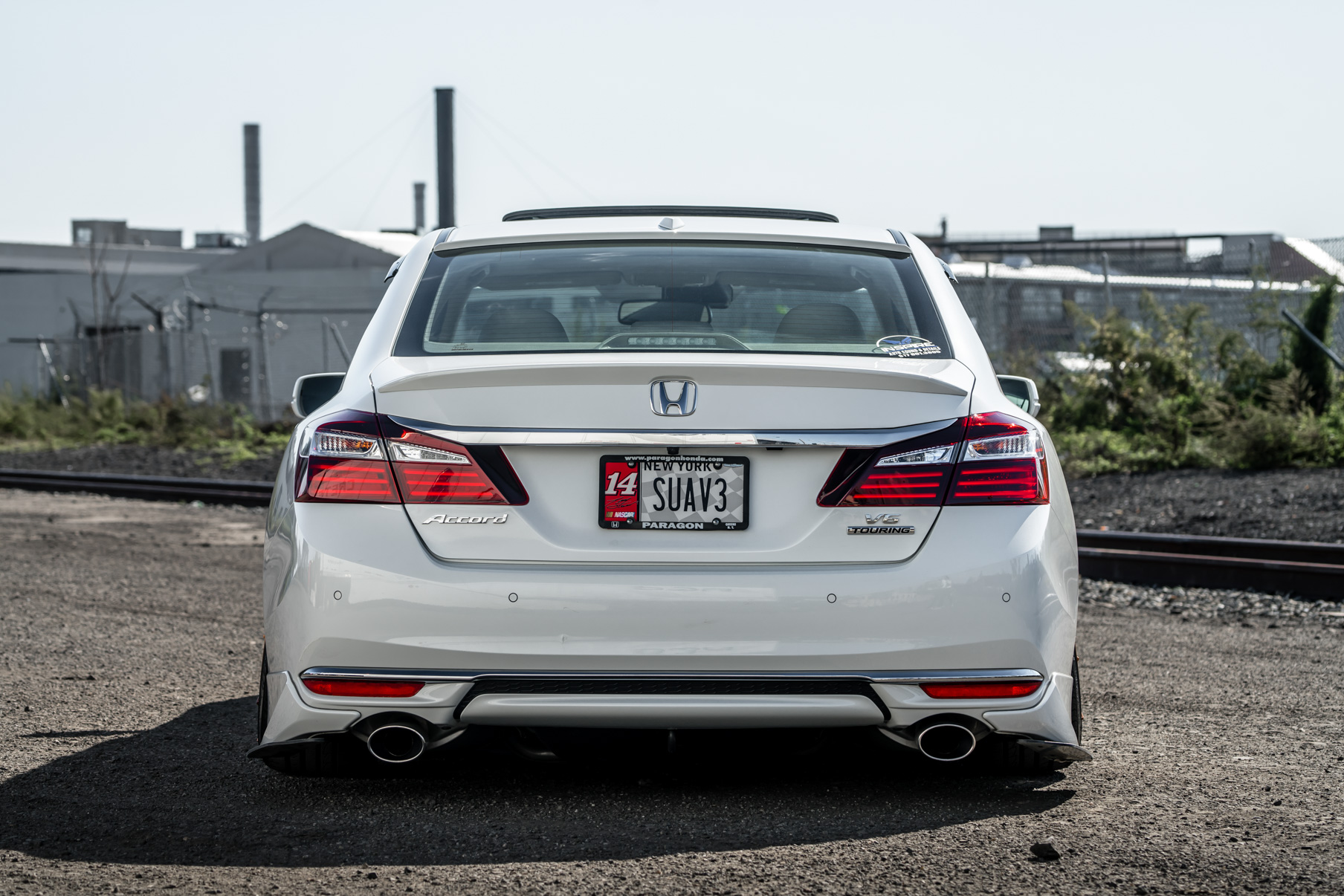 A 2017 Honda Accord Touring on Blaque Diamond BD-11 Rose Gold Wheel Product Photo
