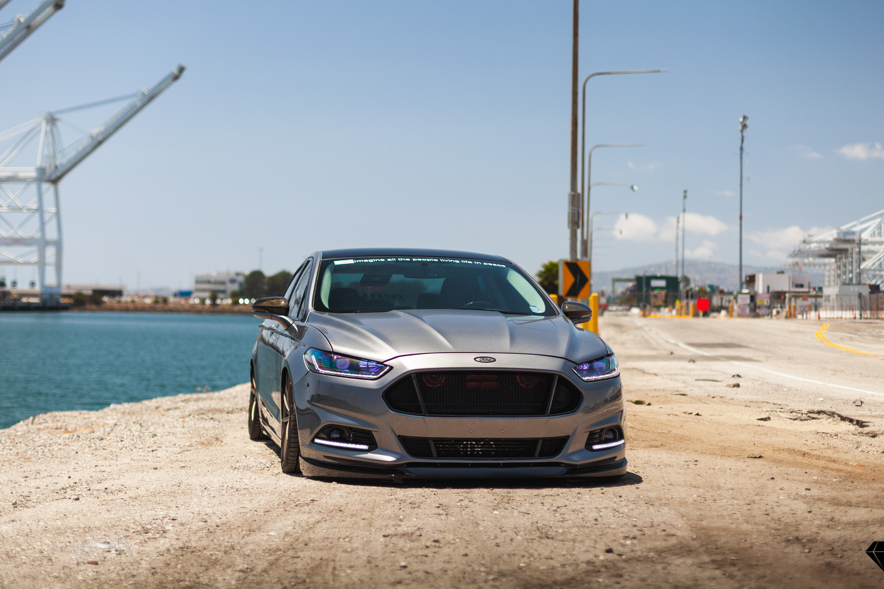 bfgf バンダナ 2013 Ford Fusion | BD11 Gloss Black Wheels