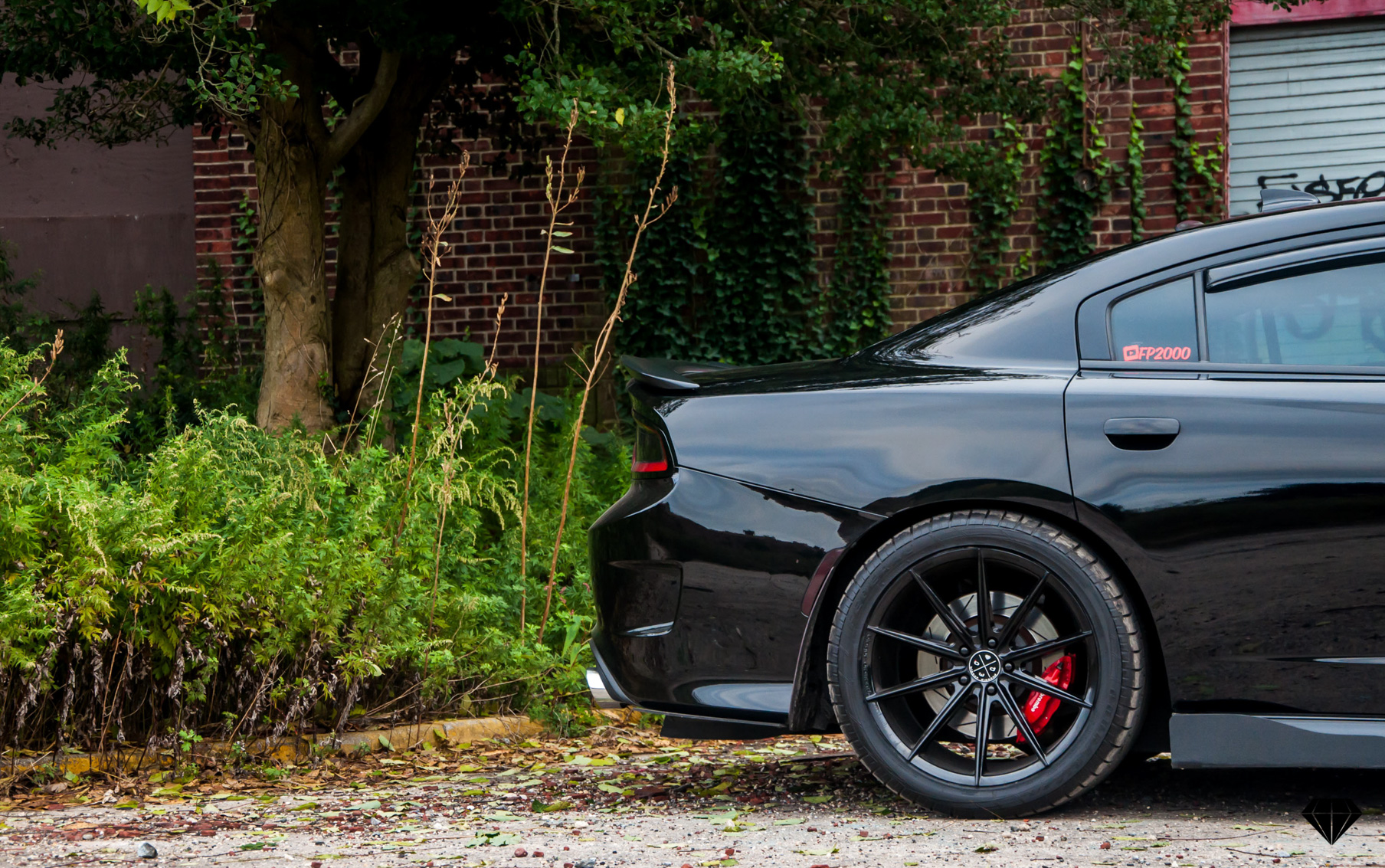 A 2016 Dodge Charger Scat Pack on 20 Inch Blaque Diamond BD-11 Gloss Black Wheels