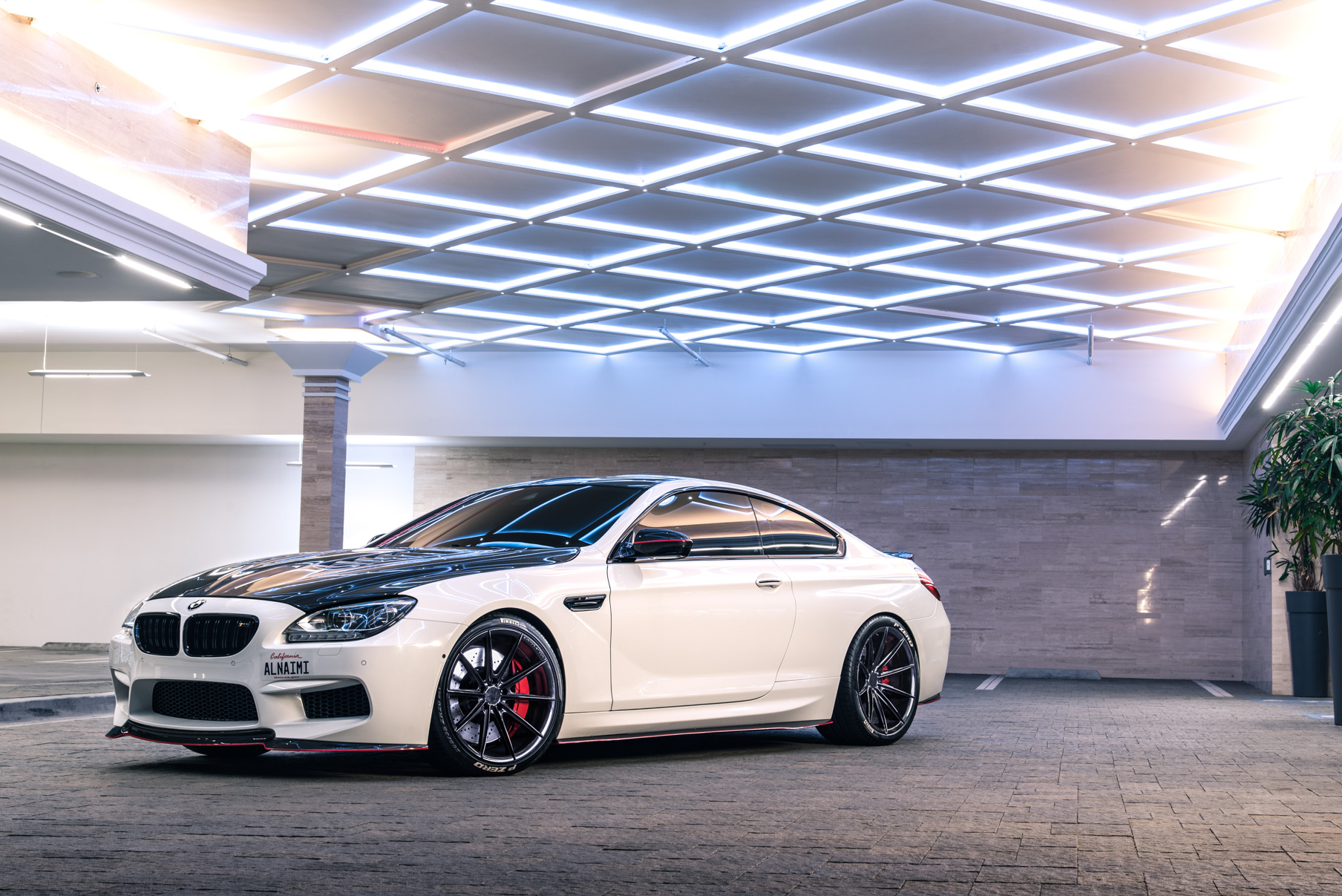 A 2016 BMW M6 on 20 Inch Blaque Diamond BD-11 Gloss Black Wheels