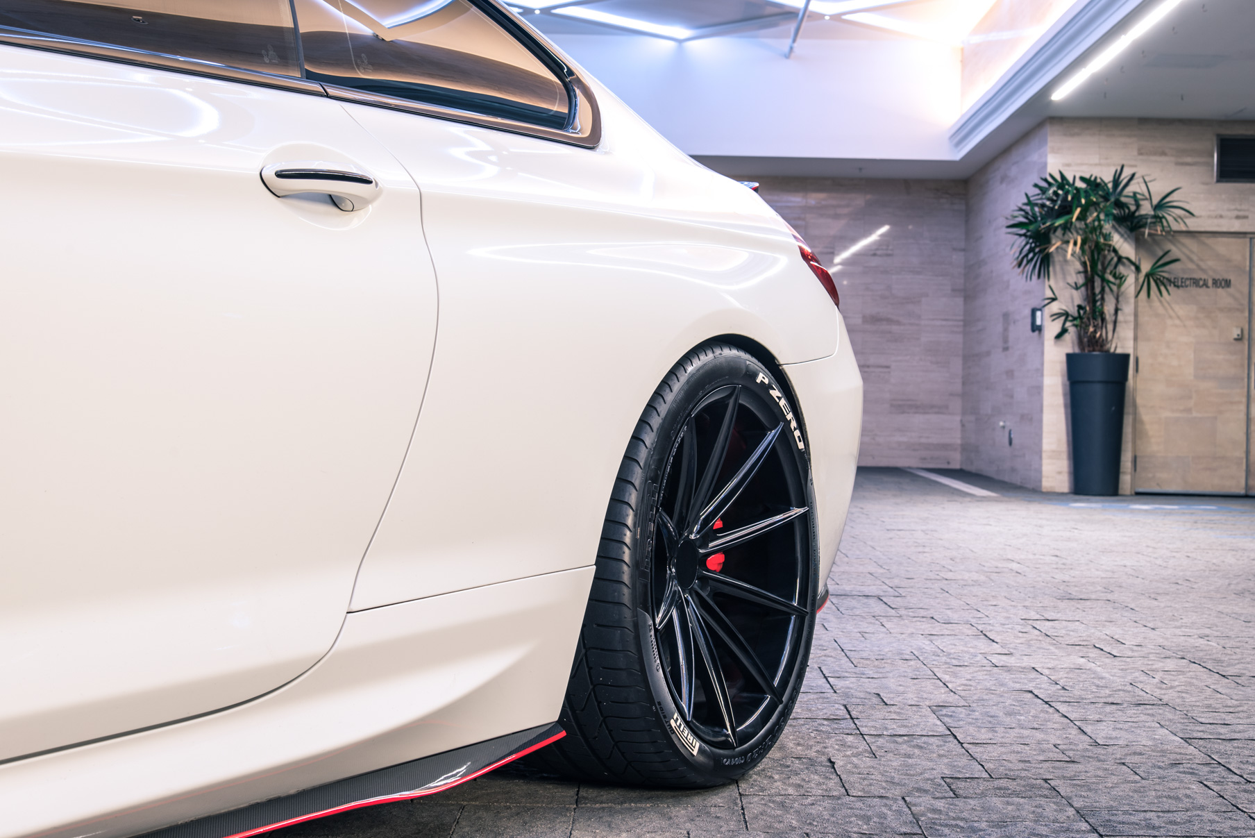 A 2016 BMW M6 on 20 Inch Blaque Diamond BD-11 Gloss Black Wheels