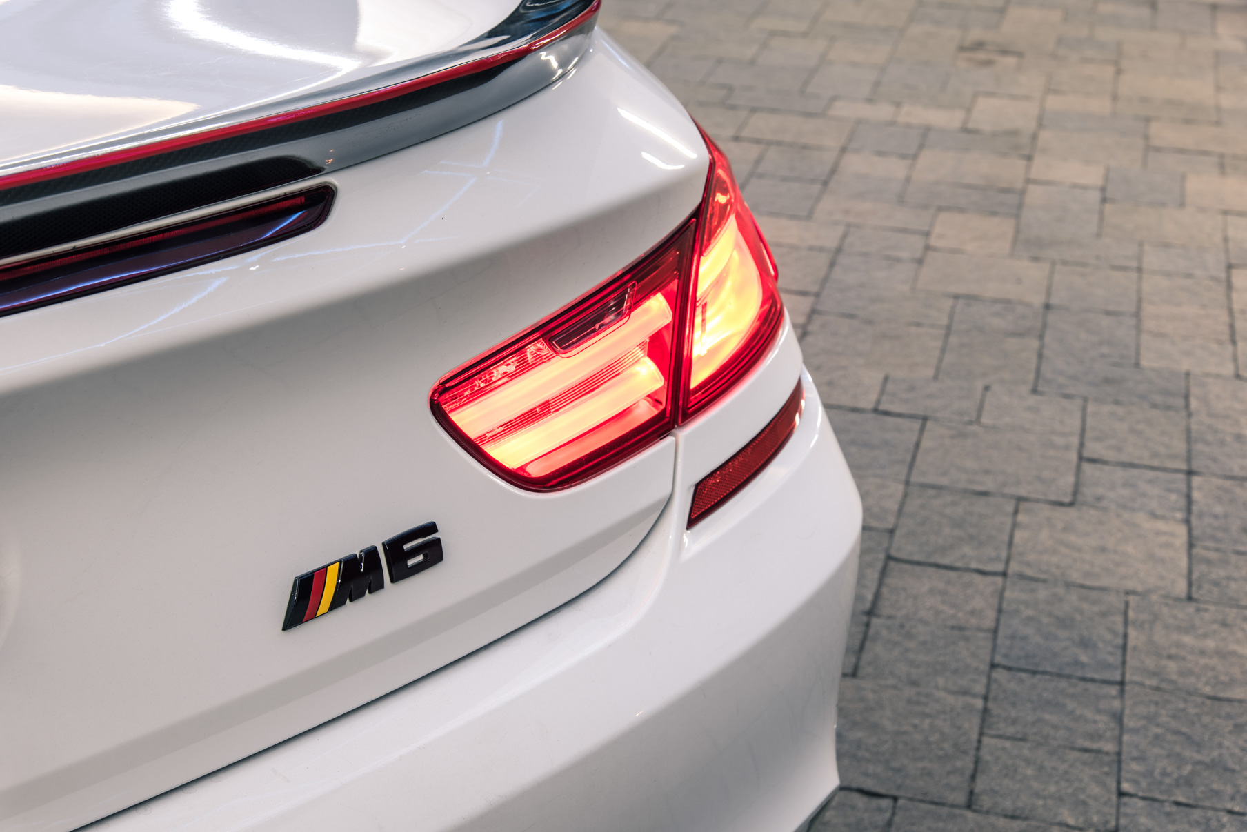 A 2016 BMW M6 on 20 Inch Blaque Diamond BD-11 Gloss Black Wheels