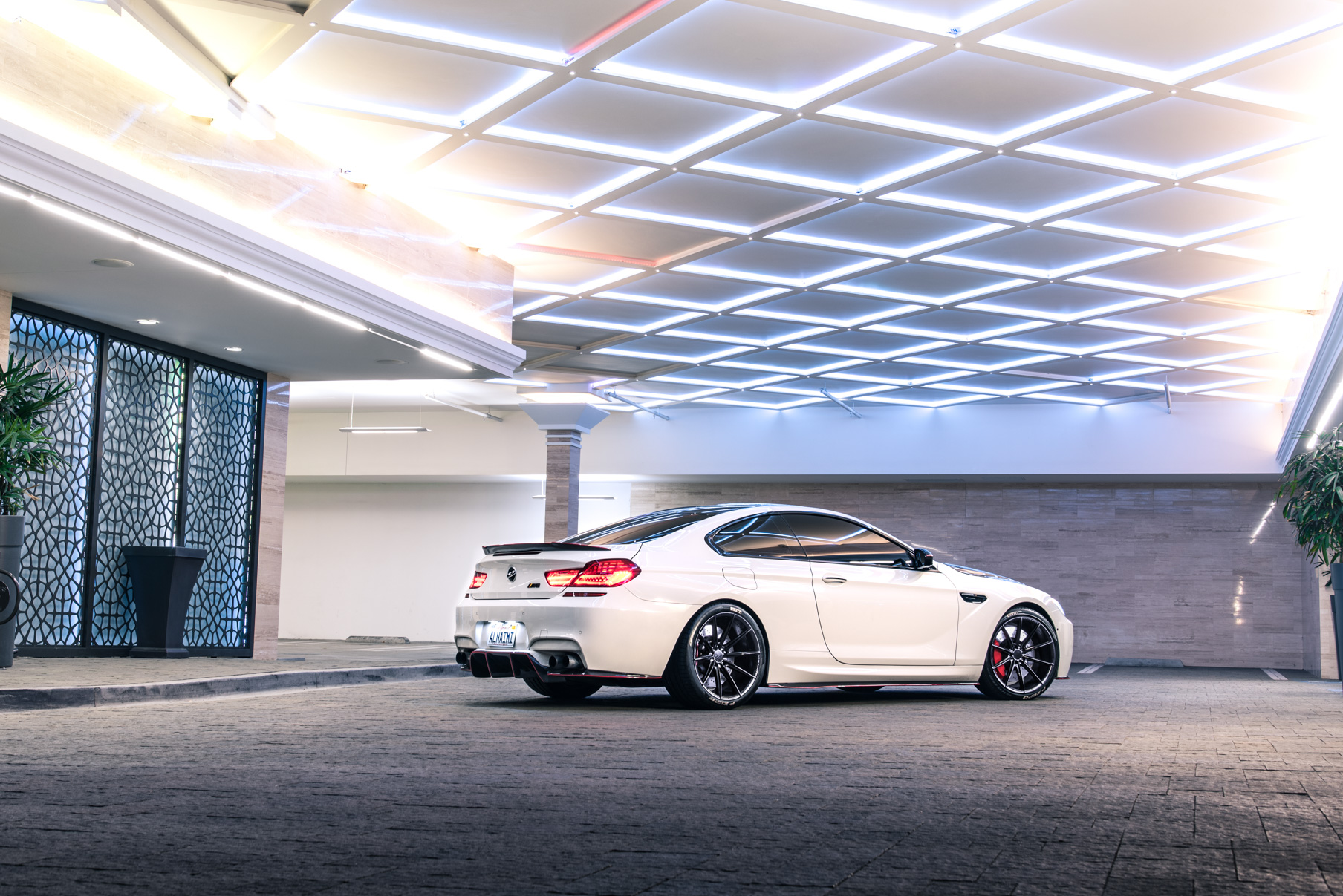 A 2016 BMW M6 on 20 Inch Blaque Diamond BD-11 Gloss Black Wheels