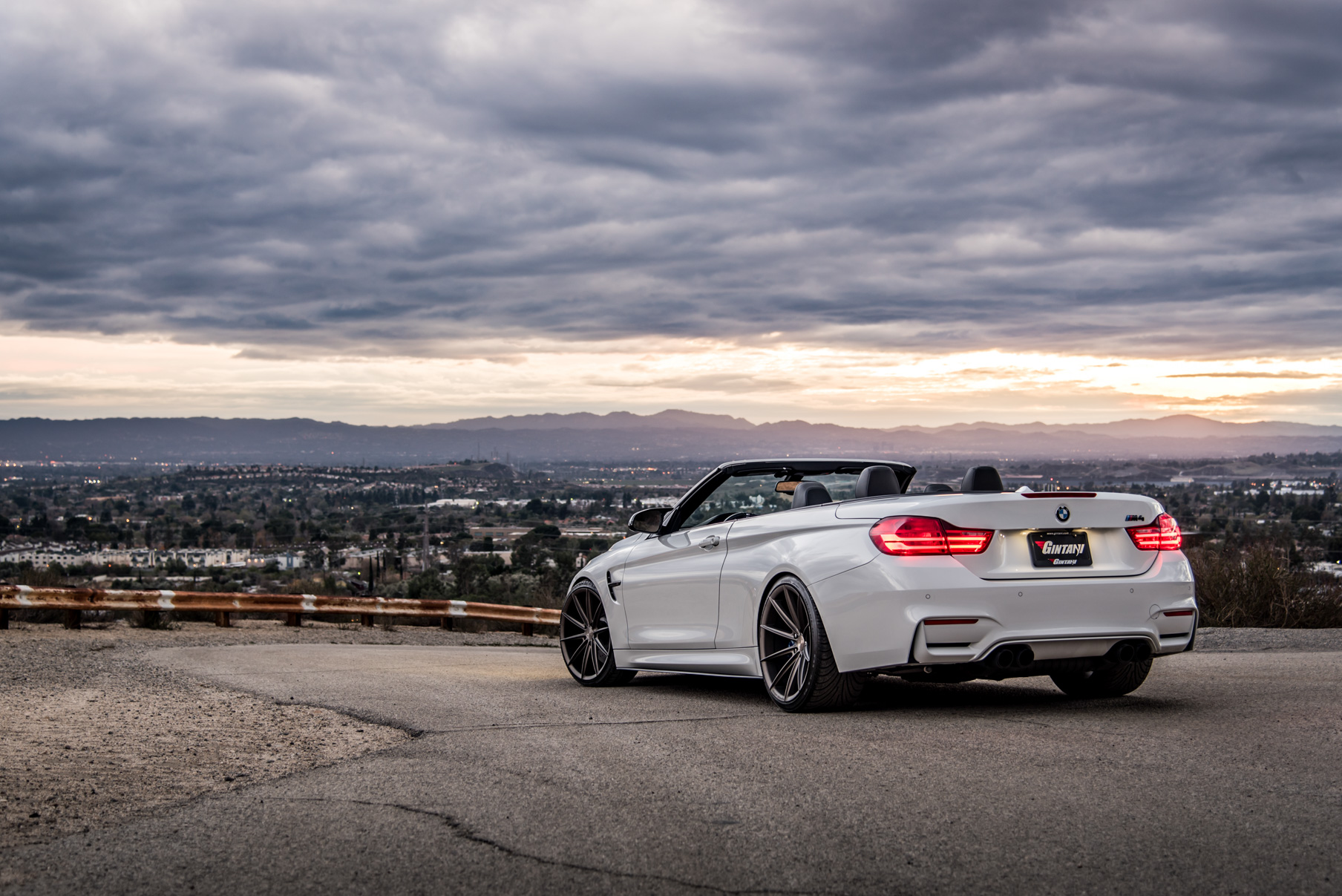 A 2016 BMW M4 on 20 Inch Blaque Diamond BD-11 Matte Antique Bronze Wheels