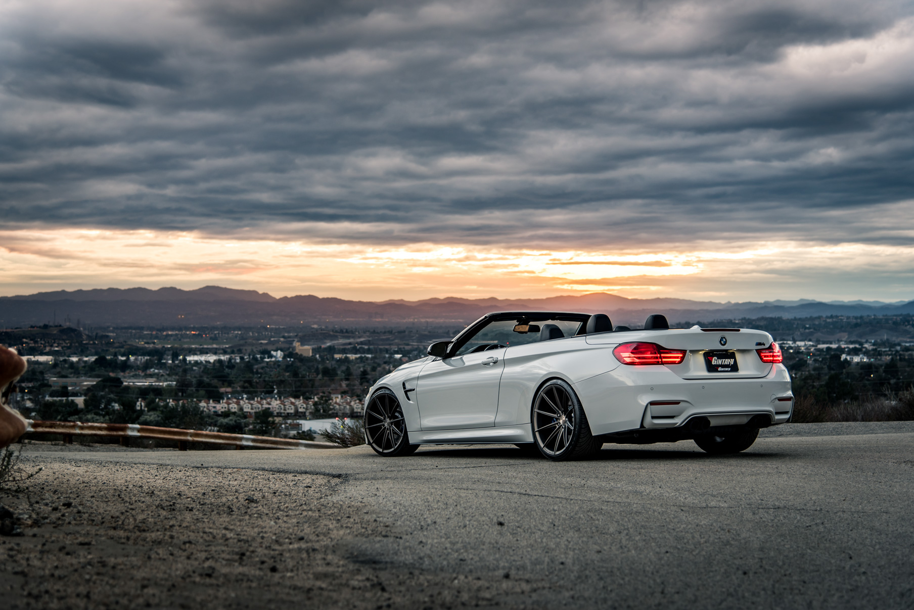 A 2016 BMW M4 on 20 Inch Blaque Diamond BD-11 Matte Antique Bronze Wheels