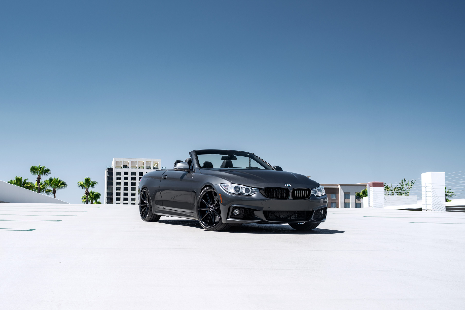 A 2014 BMW 435i on Blaque Diamond BD-11 Gloss Black Wheels