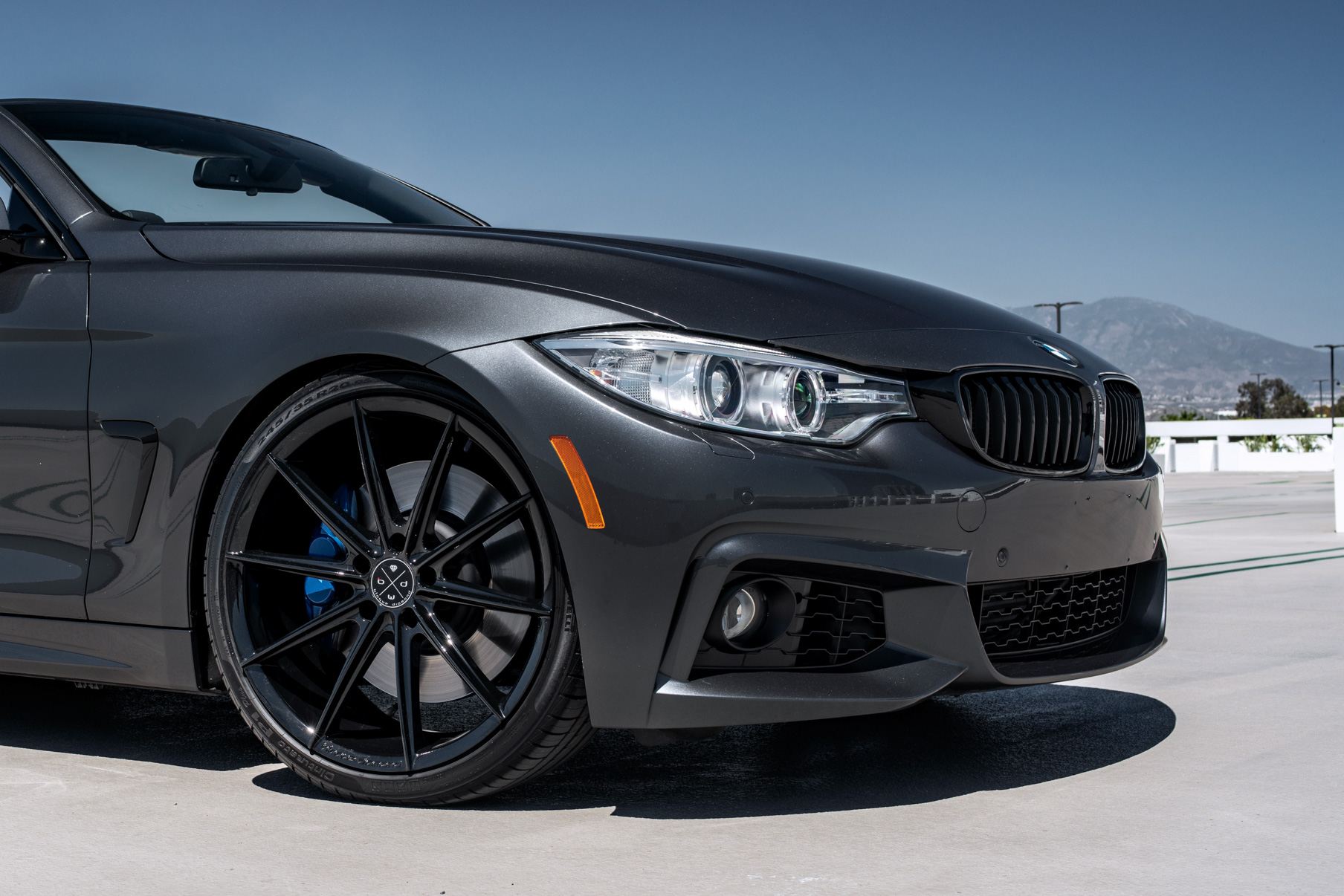 A 2014 BMW 435i on Blaque Diamond BD-11 Gloss Black Wheels
