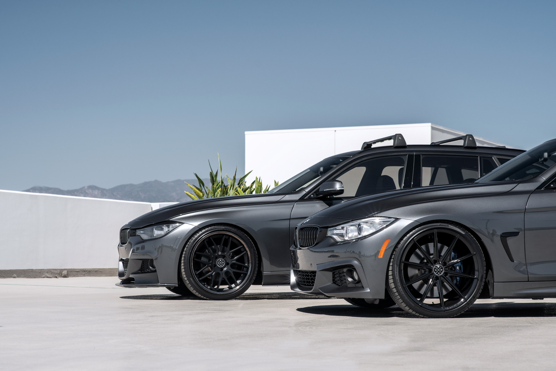 A 2014 BMW 435i on Blaque Diamond BD-11 Gloss Black Wheels