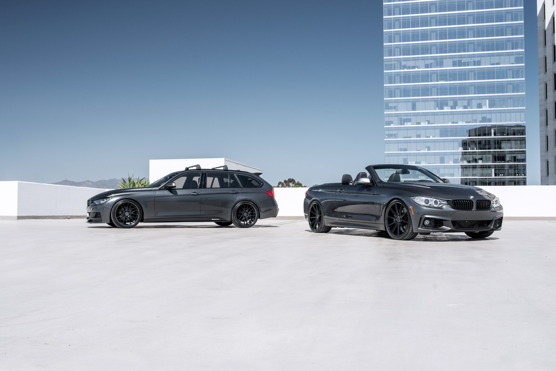 A 2014 BMW 435i on Blaque Diamond BD-11 Gloss Black Wheels
