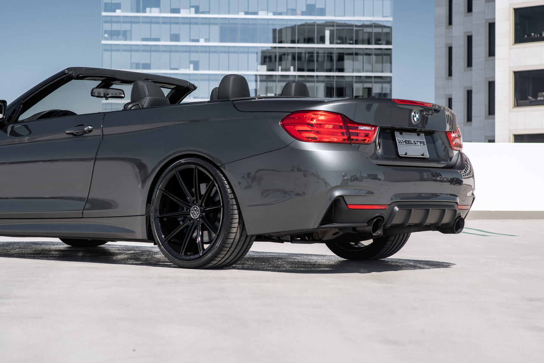 A 2014 BMW 435i on Blaque Diamond BD-11 Gloss Black Wheels