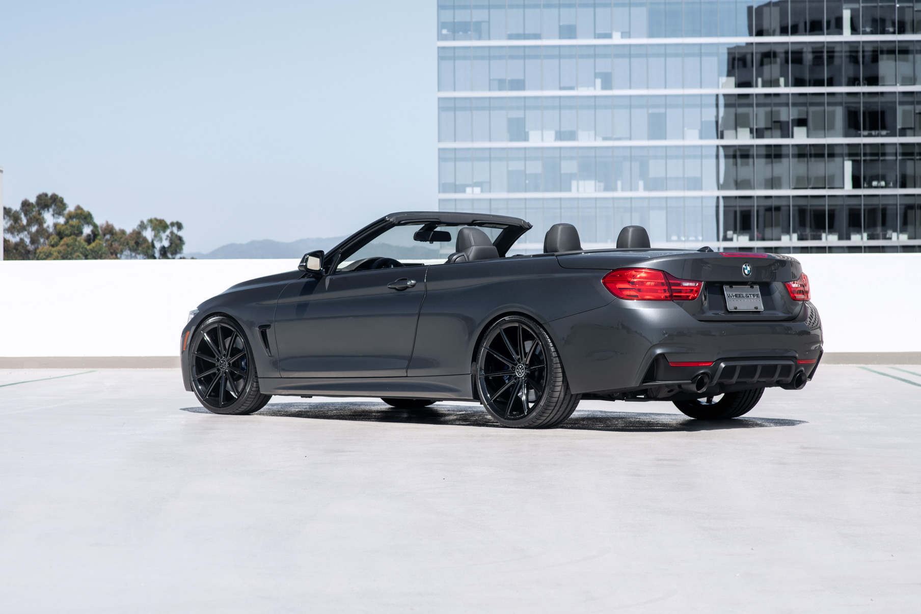 A 2014 BMW 435i on Blaque Diamond BD-11 Gloss Black Wheels