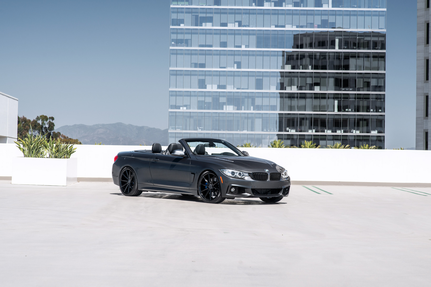A 2014 BMW 435i on Blaque Diamond BD-11 Gloss Black Wheels