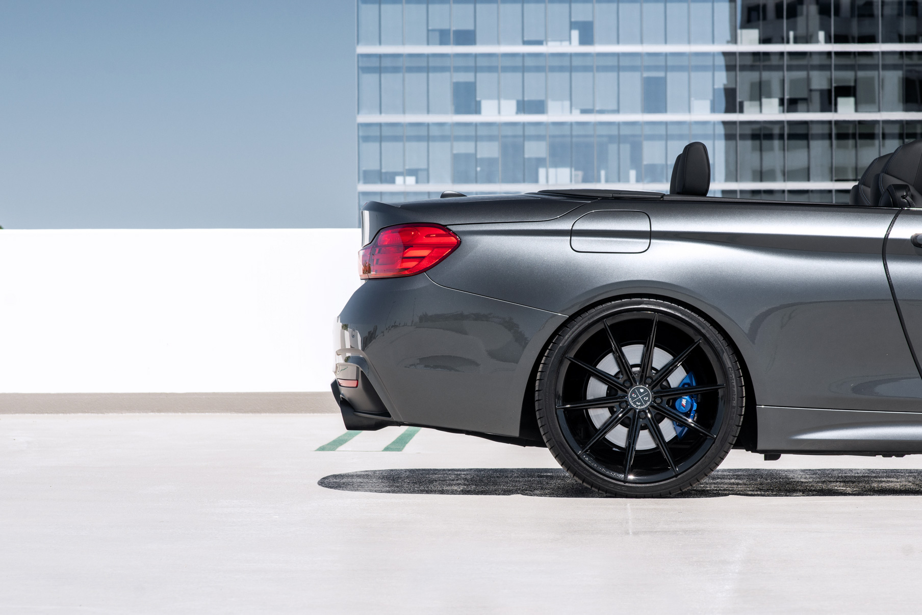A 2014 BMW 435i on Blaque Diamond BD-11 Gloss Black Wheels