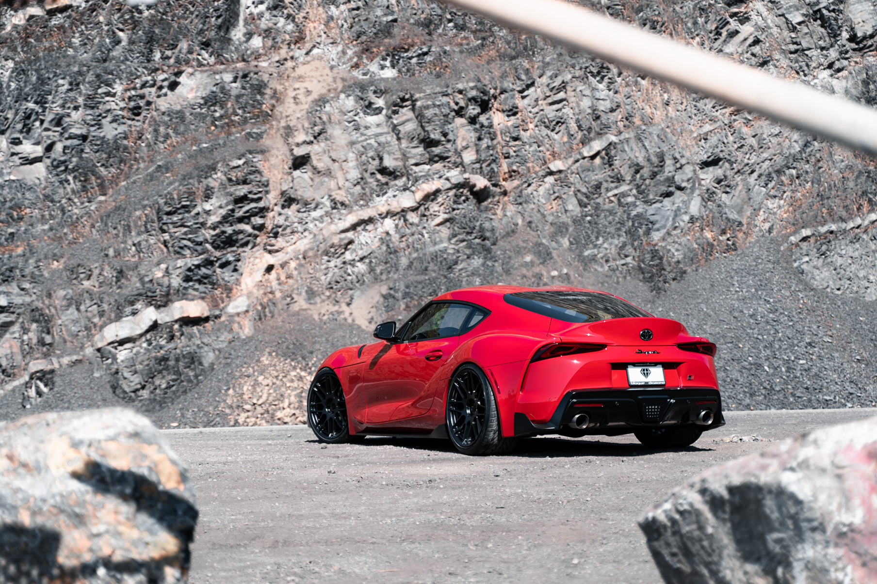 A 2020 Toyota Supra Launch Edition on 20 Inch BD-F12 Gloss Black Wheels