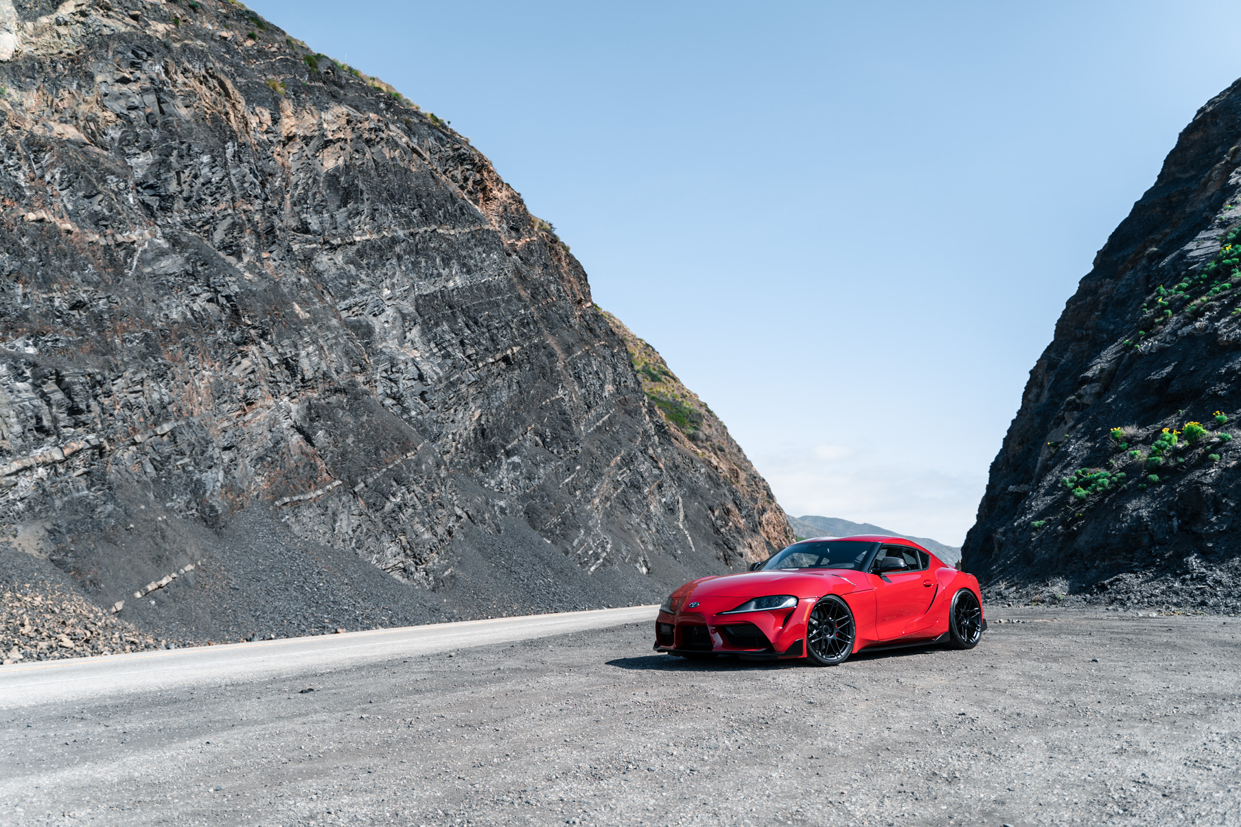 A 2020 Toyota Supra Launch Edition on 20 Inch BD-F12 Gloss Black Wheels