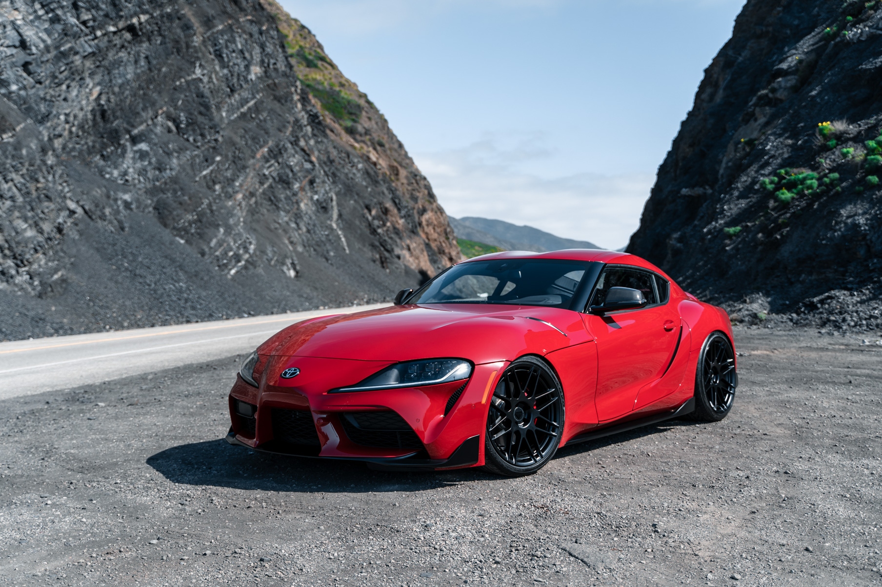A 2020 Toyota Supra Launch Edition on 20 Inch BD-F12 Gloss Black Wheels