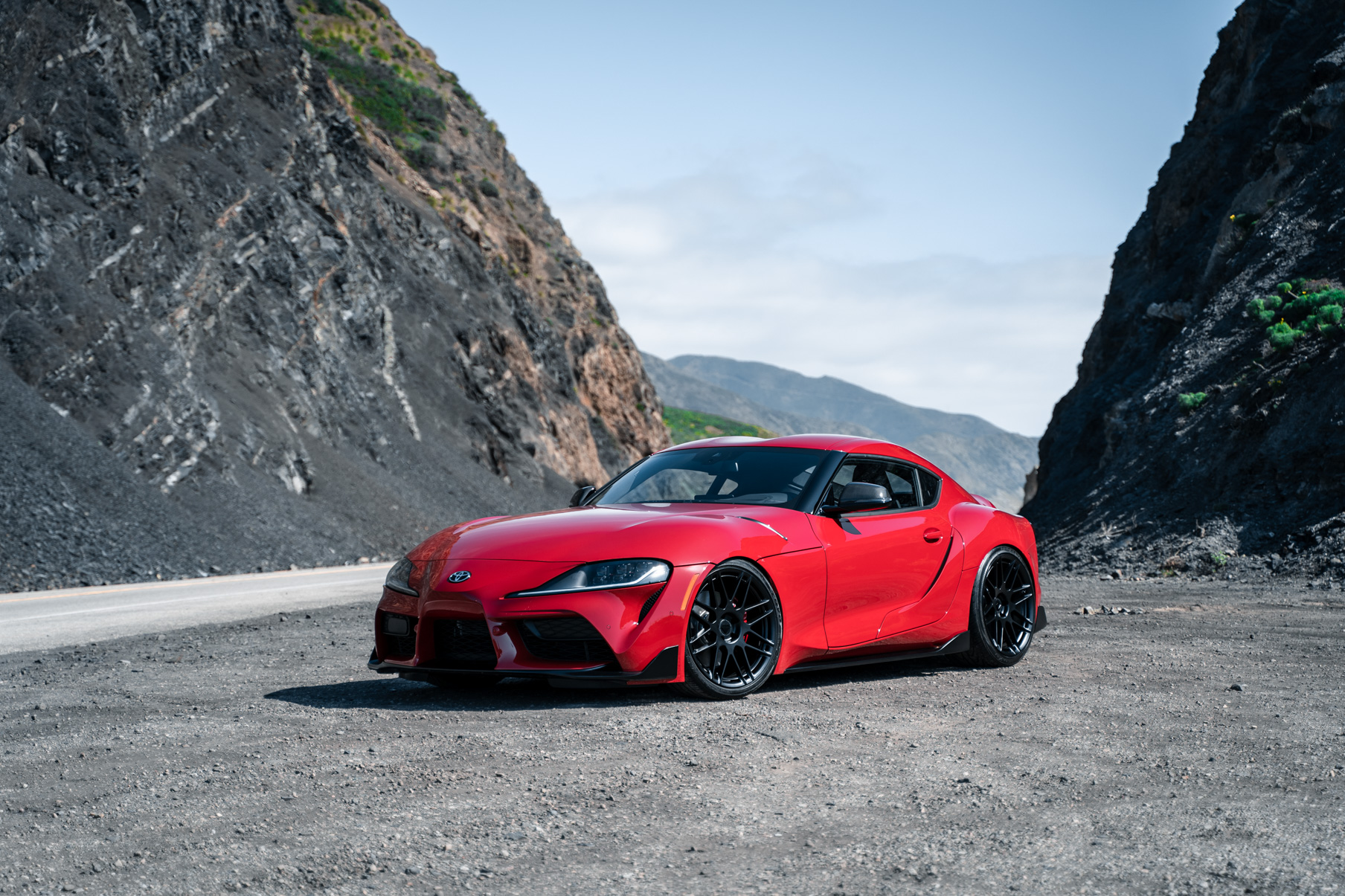 A 2020 Toyota Supra Launch Edition on 20 Inch BD-F12 Gloss Black Wheels